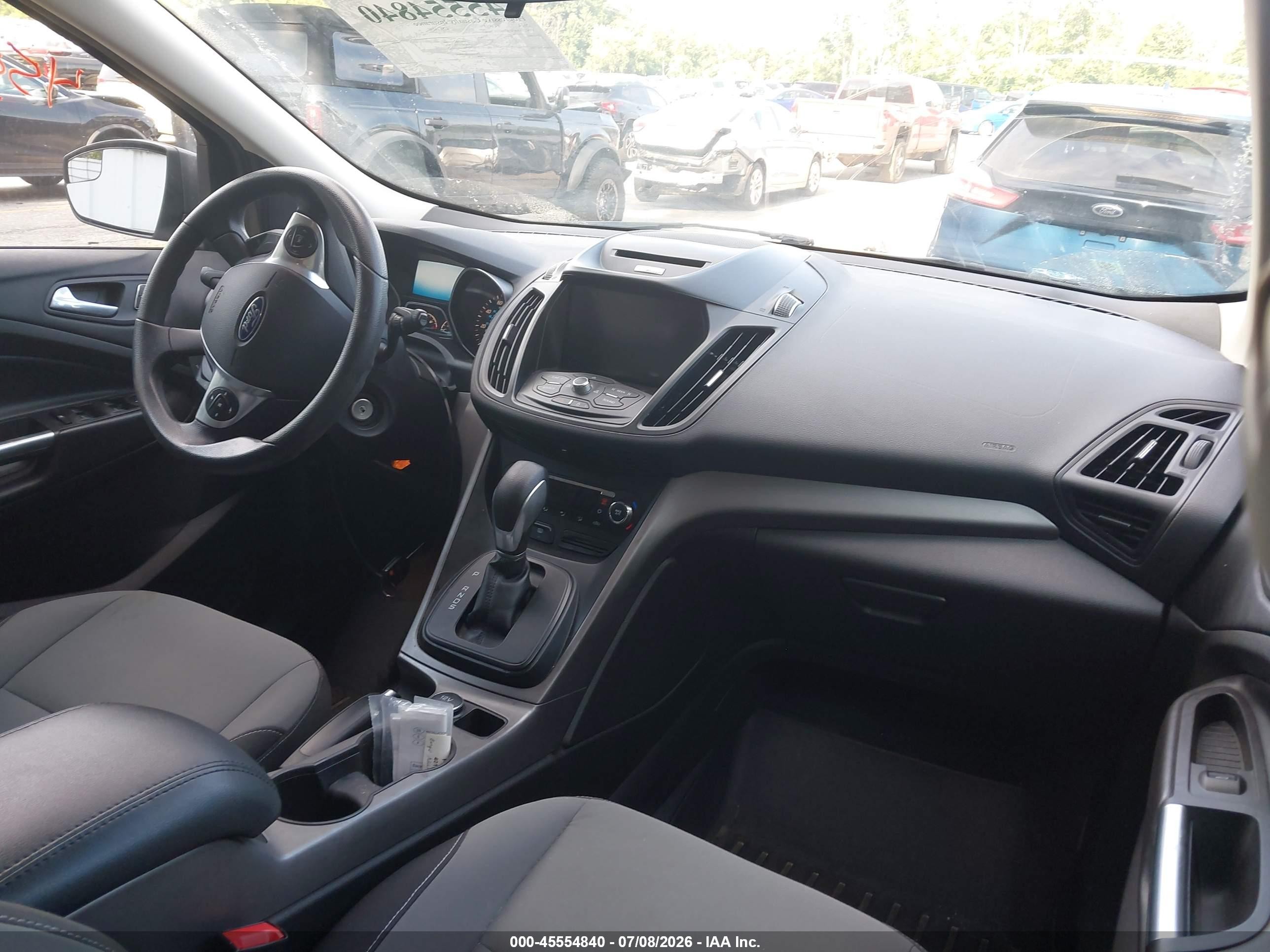 2014 Ford Escape Se Серый vin: 1FMCU9G96EUC59193