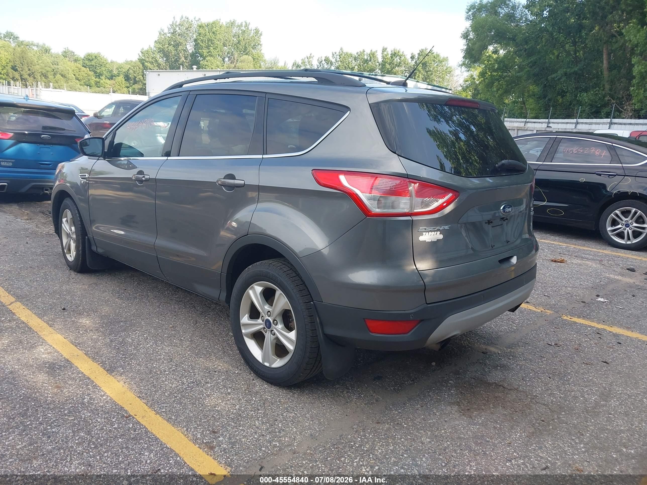 2014 Ford Escape Se Серый vin: 1FMCU9G96EUC59193