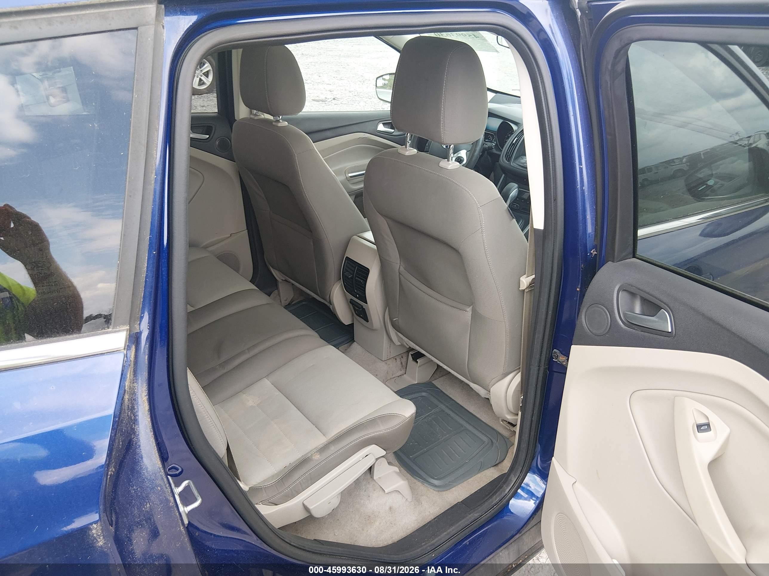 2014 Ford Escape Se Blue vin: 1FMCU9G96EUC77533