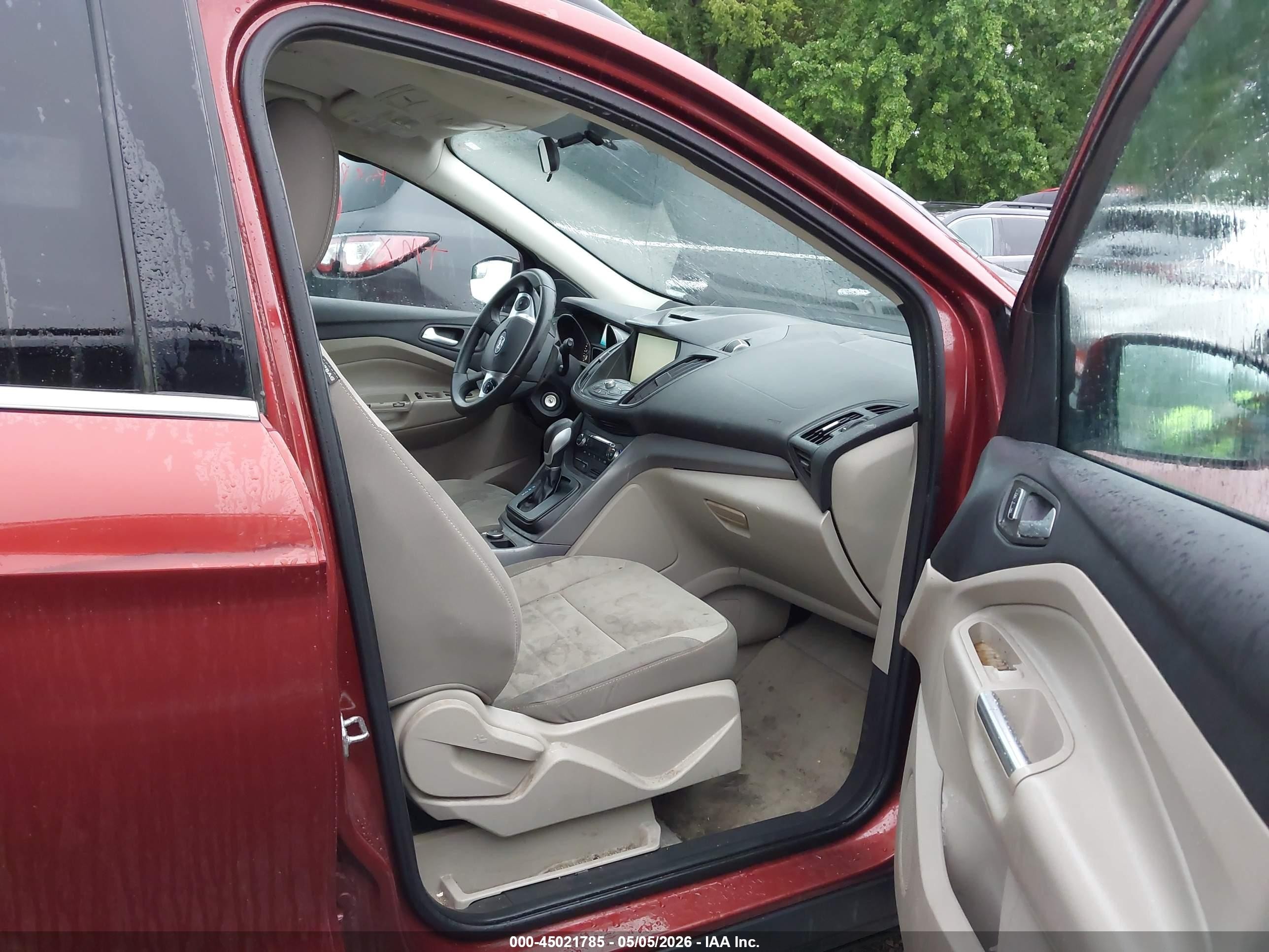 2014 Ford Escape Se Red vin: 1FMCU9G96EUD08778