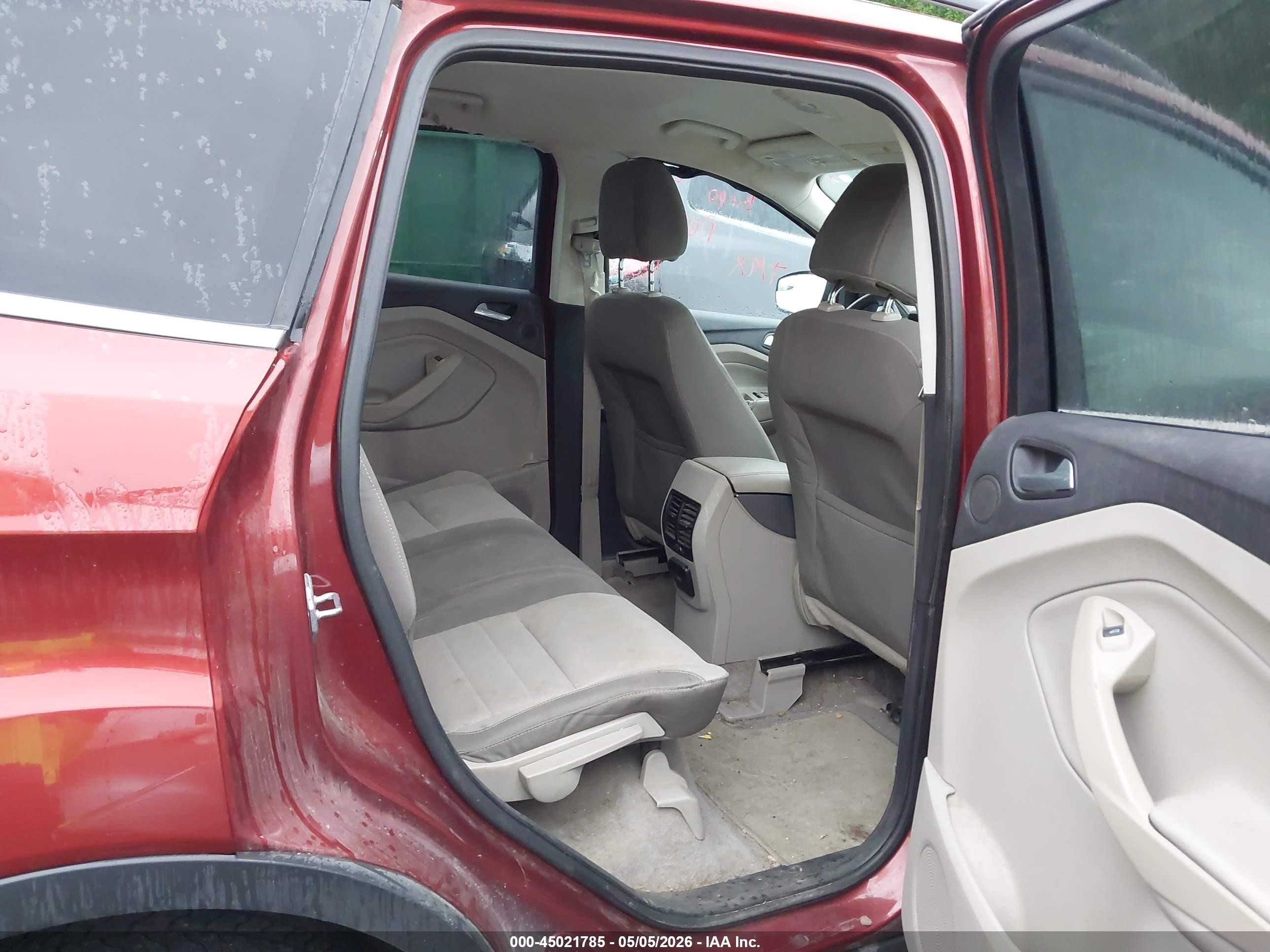 2014 Ford Escape Se Red vin: 1FMCU9G96EUD08778