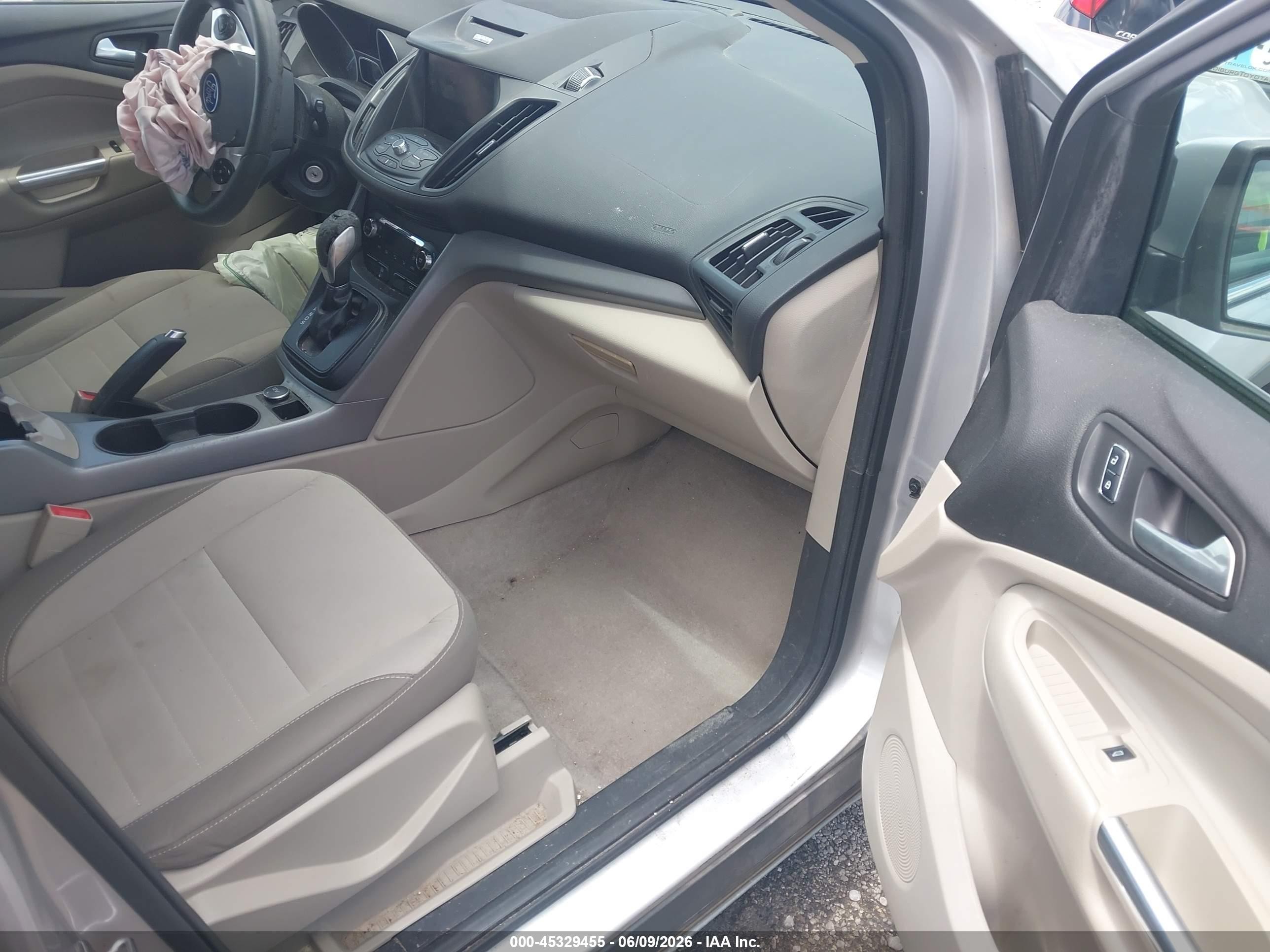 2014 Ford Escape Se Silver vin: 1FMCU9G96EUD22230