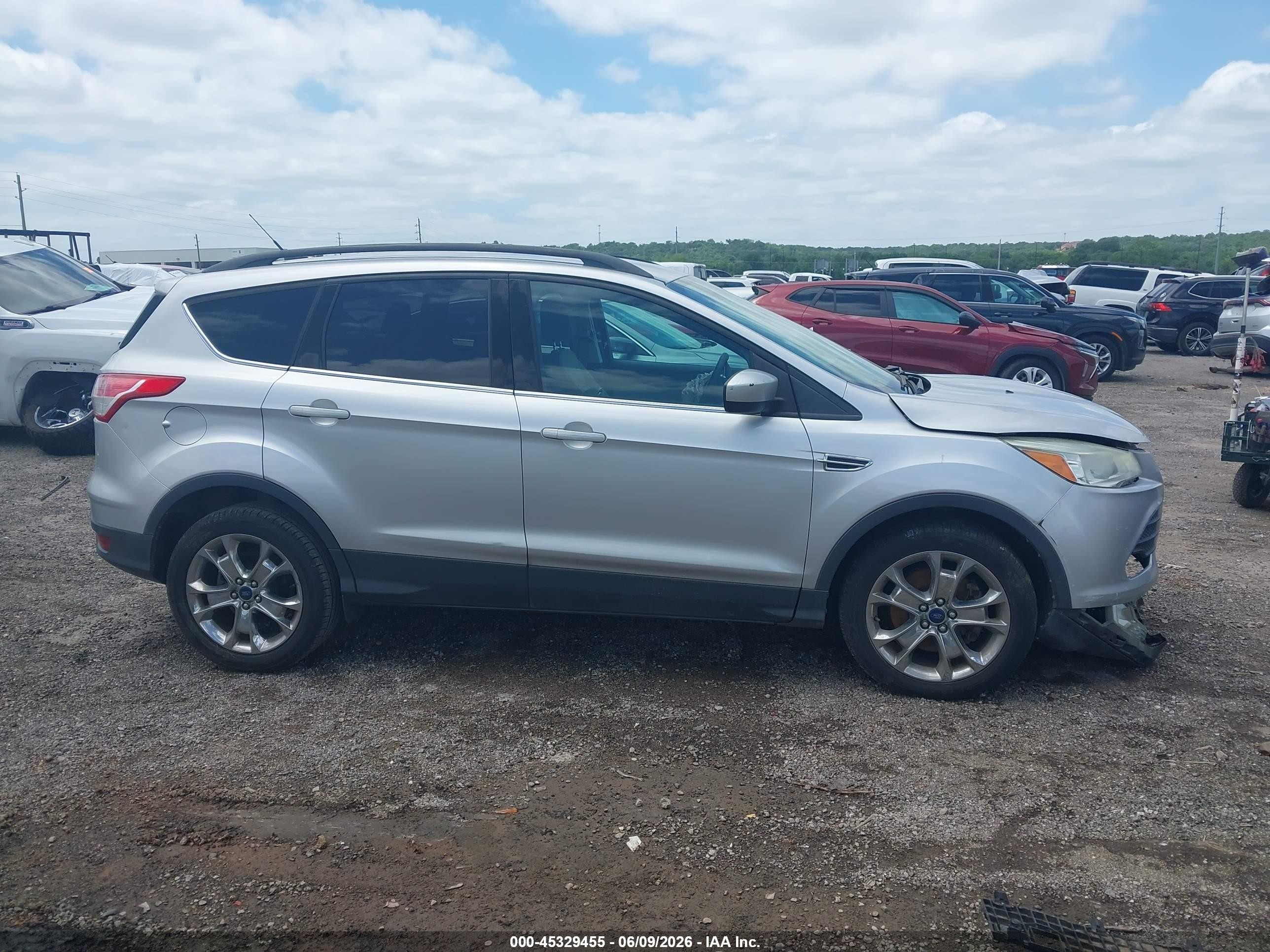 2014 Ford Escape Se Silver vin: 1FMCU9G96EUD22230