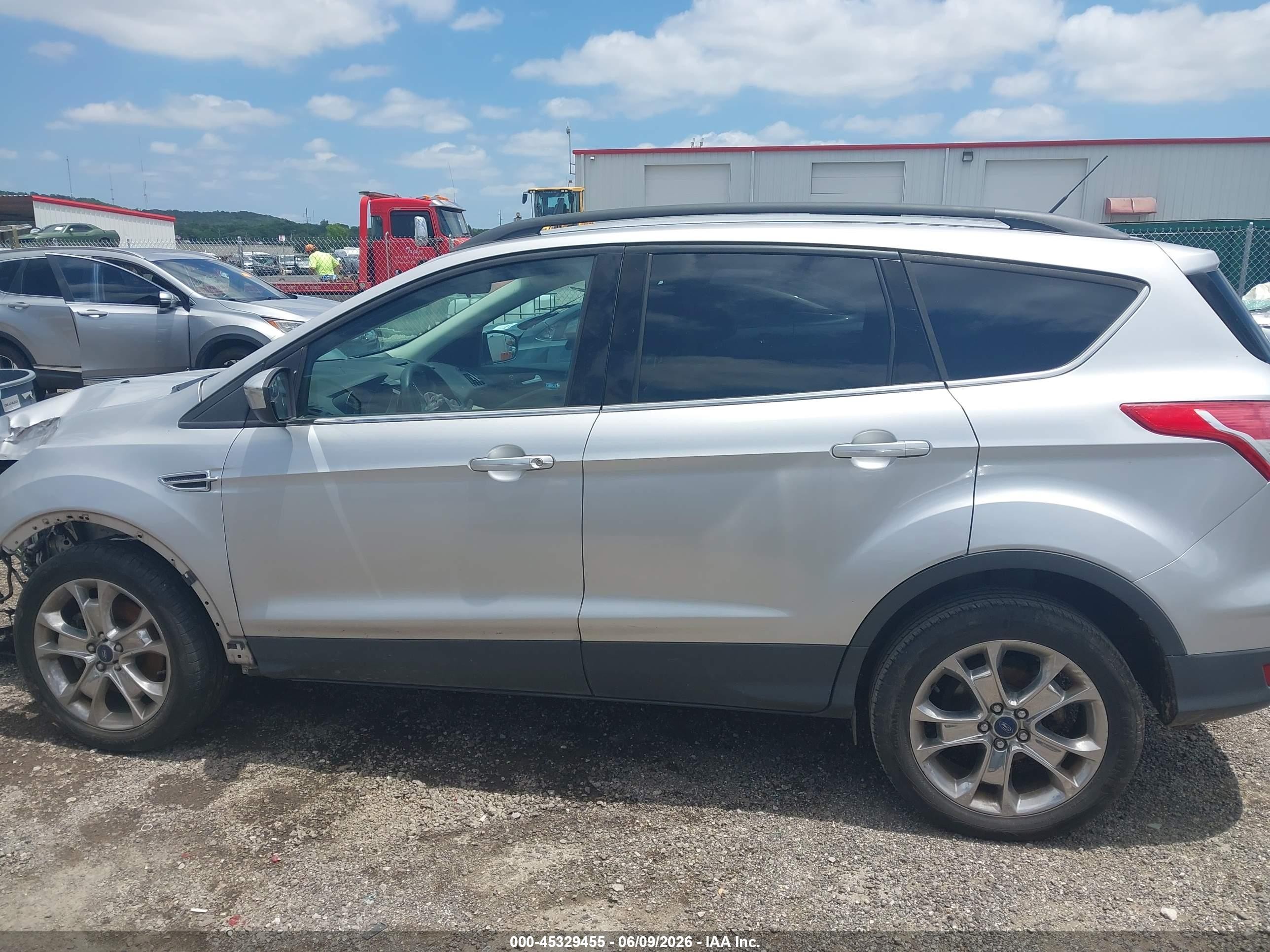 2014 Ford Escape Se Silver vin: 1FMCU9G96EUD22230