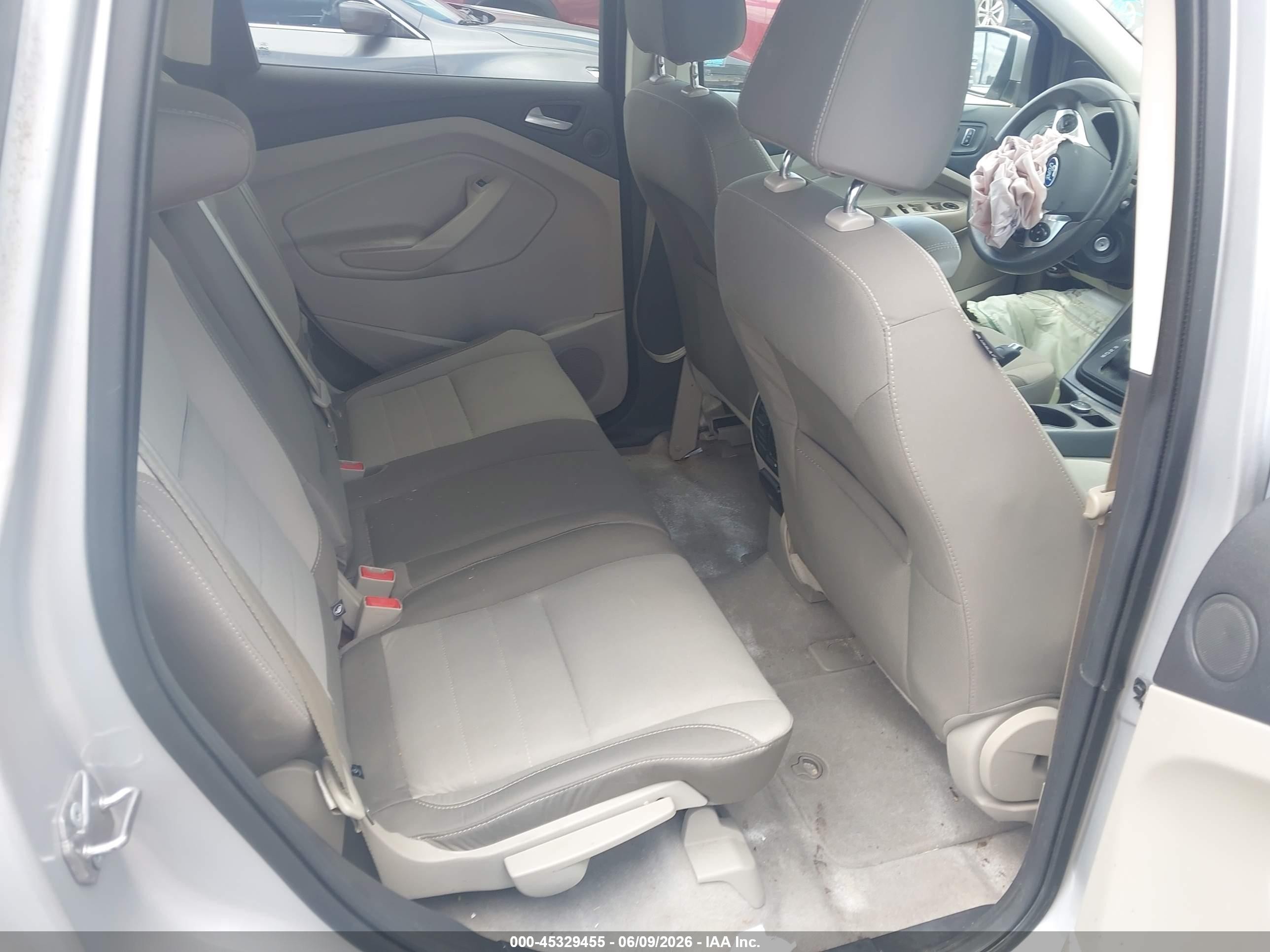 2014 Ford Escape Se Silver vin: 1FMCU9G96EUD22230