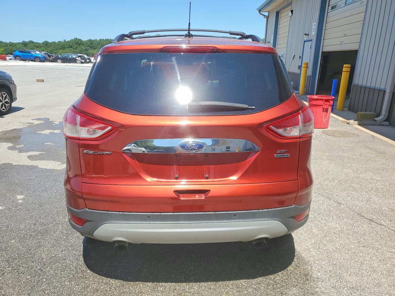 2015 Ford Escape Se Orange vin: 1FMCU9G96FUA14251