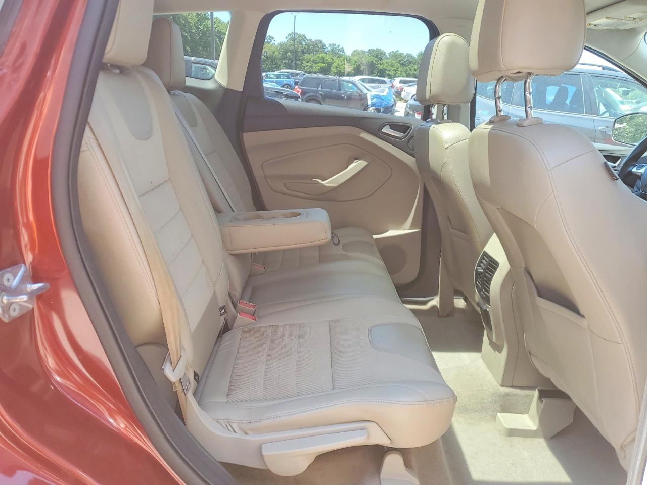 2015 Ford Escape Se Orange vin: 1FMCU9G96FUA14251