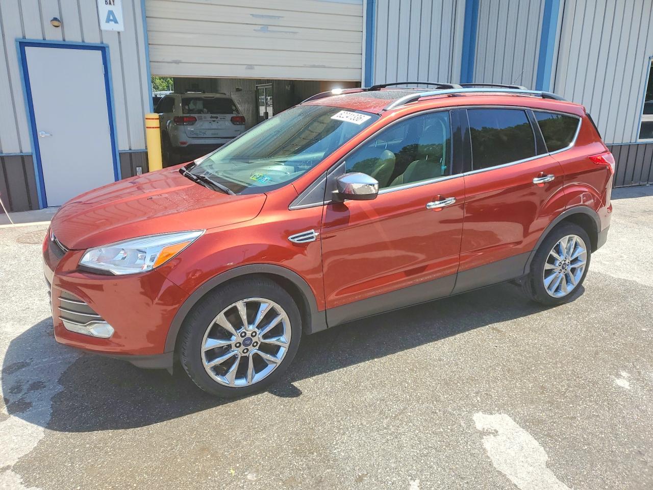 2015 Ford Escape Se Orange vin: 1FMCU9G96FUA14251