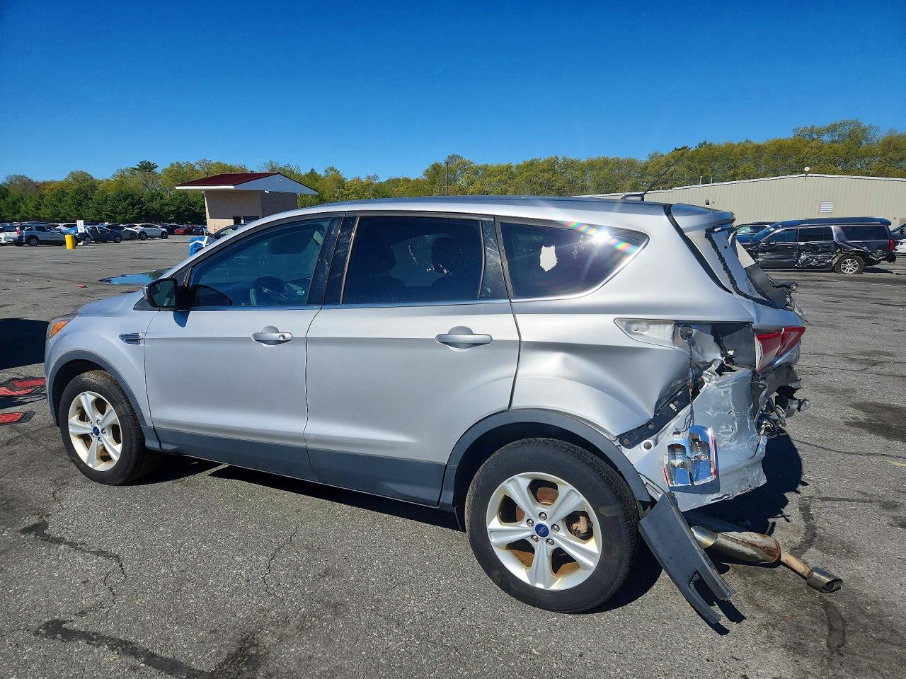 2015 Ford Escape Se Silver vin: 1FMCU9G96FUA29994