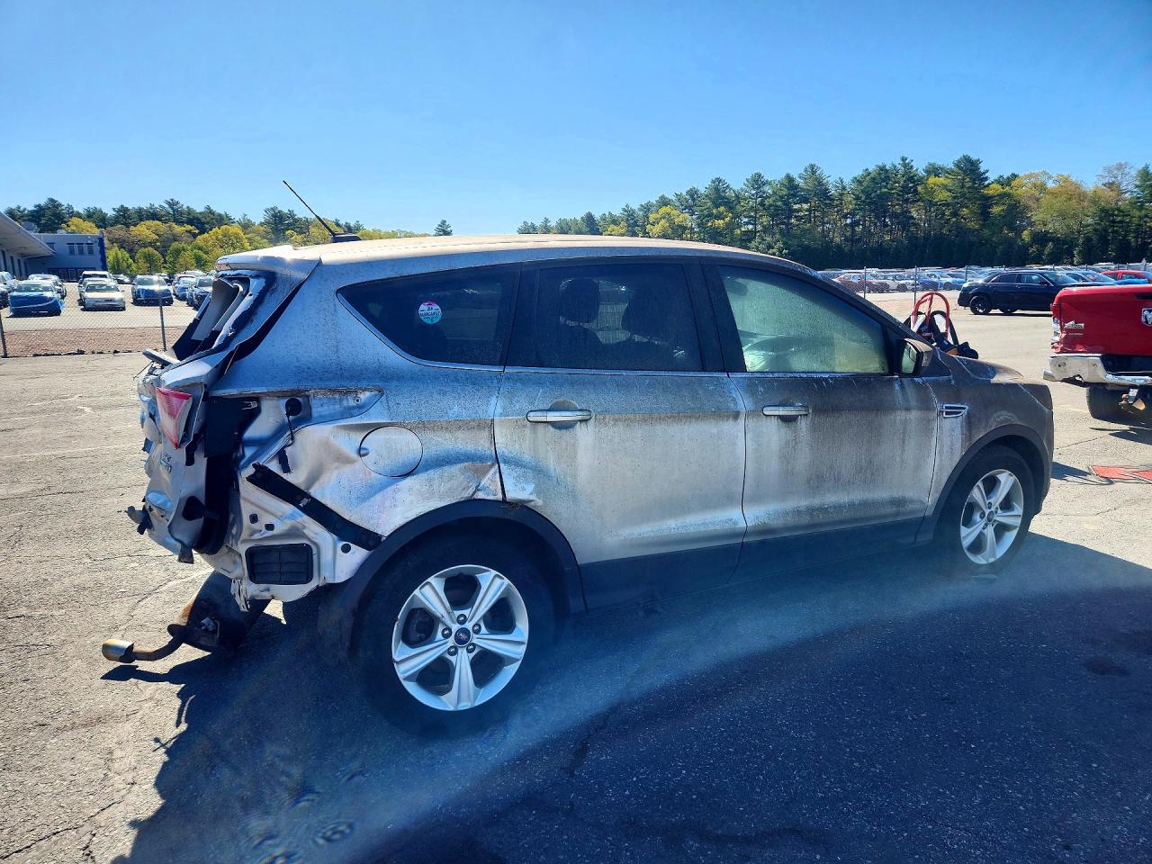 2015 Ford Escape Se Silver vin: 1FMCU9G96FUA29994