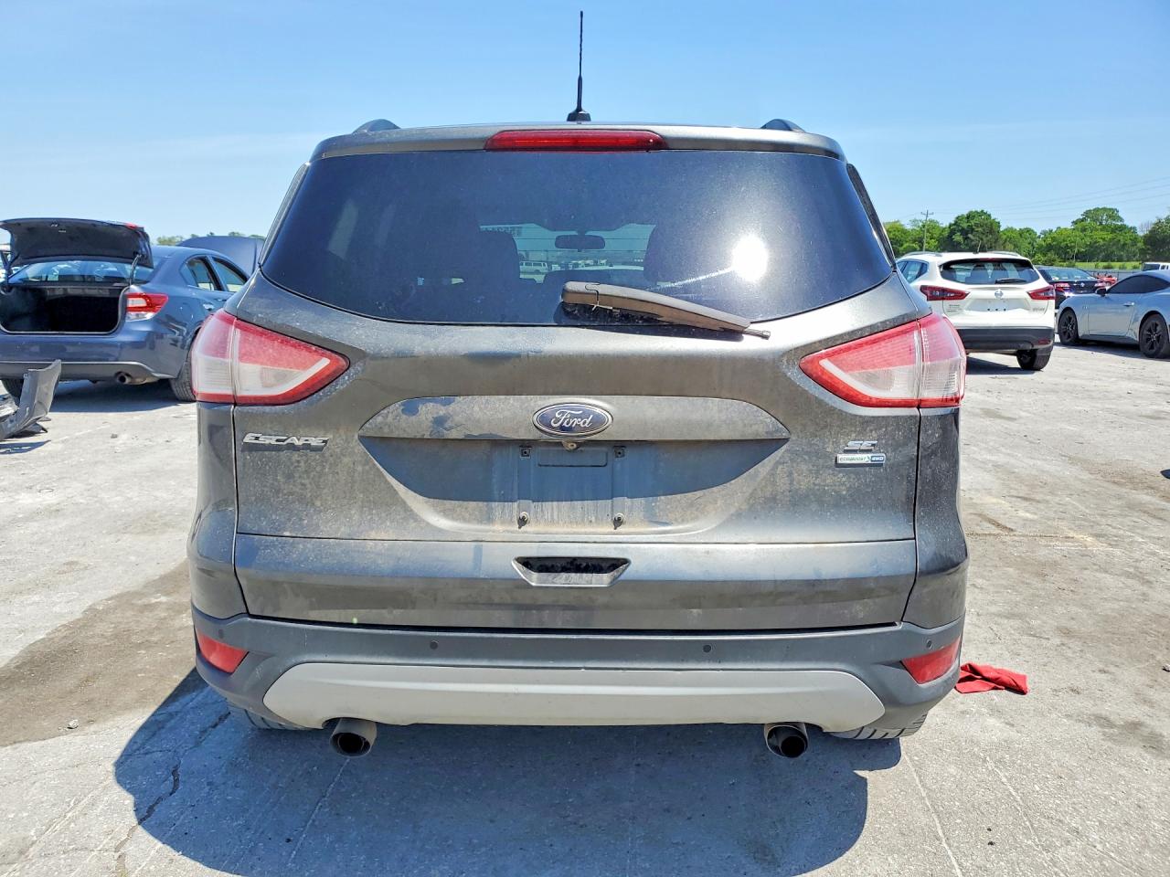 2015 Ford Escape Se Серый vin: 1FMCU9G96FUB19324