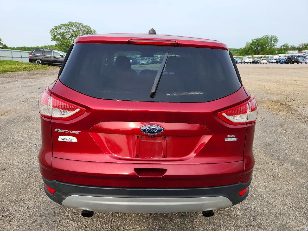 2015 Ford Escape Se Red vin: 1FMCU9G96FUC21576
