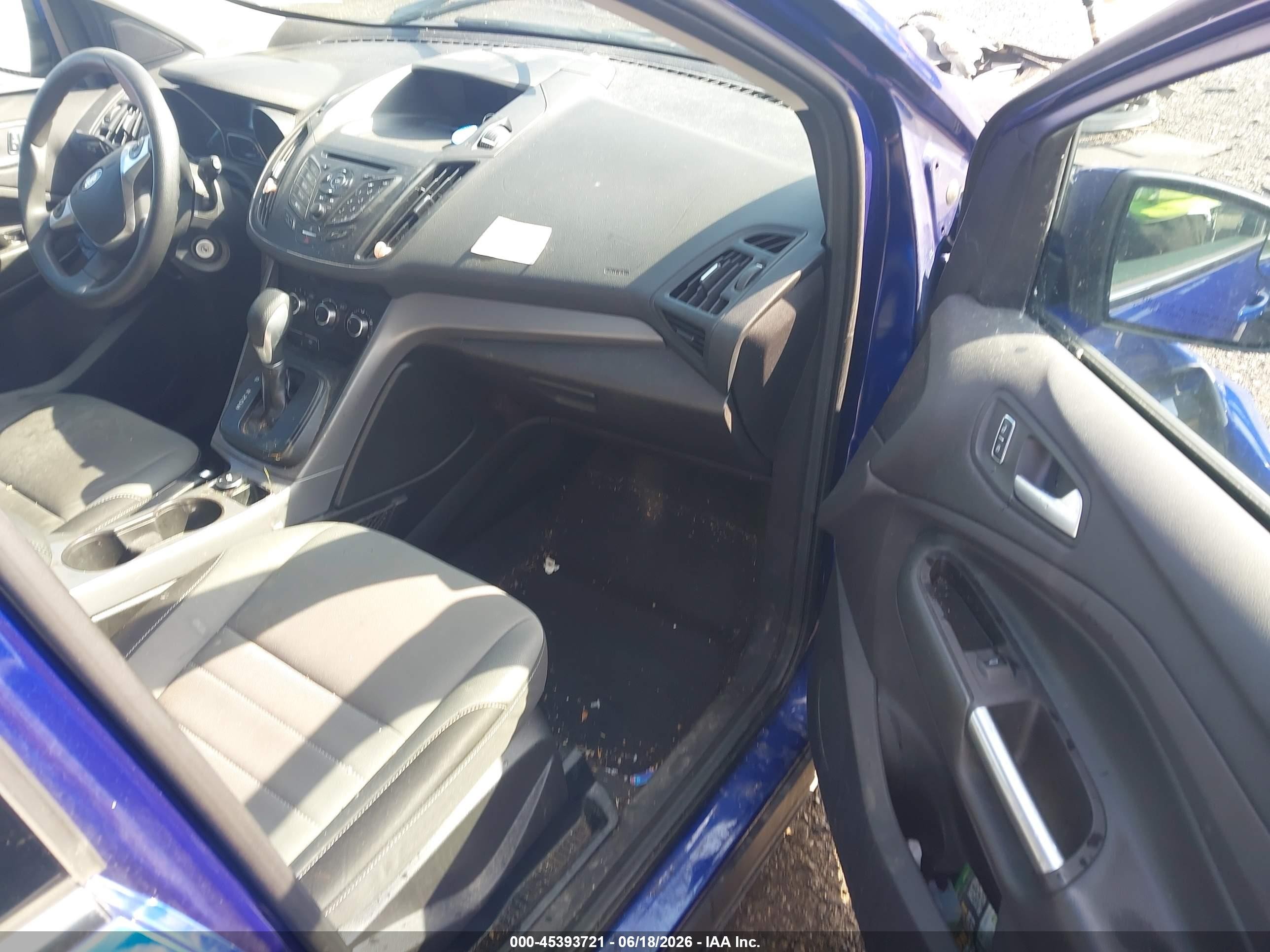 2015 Ford Escape Se Blue vin: 1FMCU9G96FUC22839