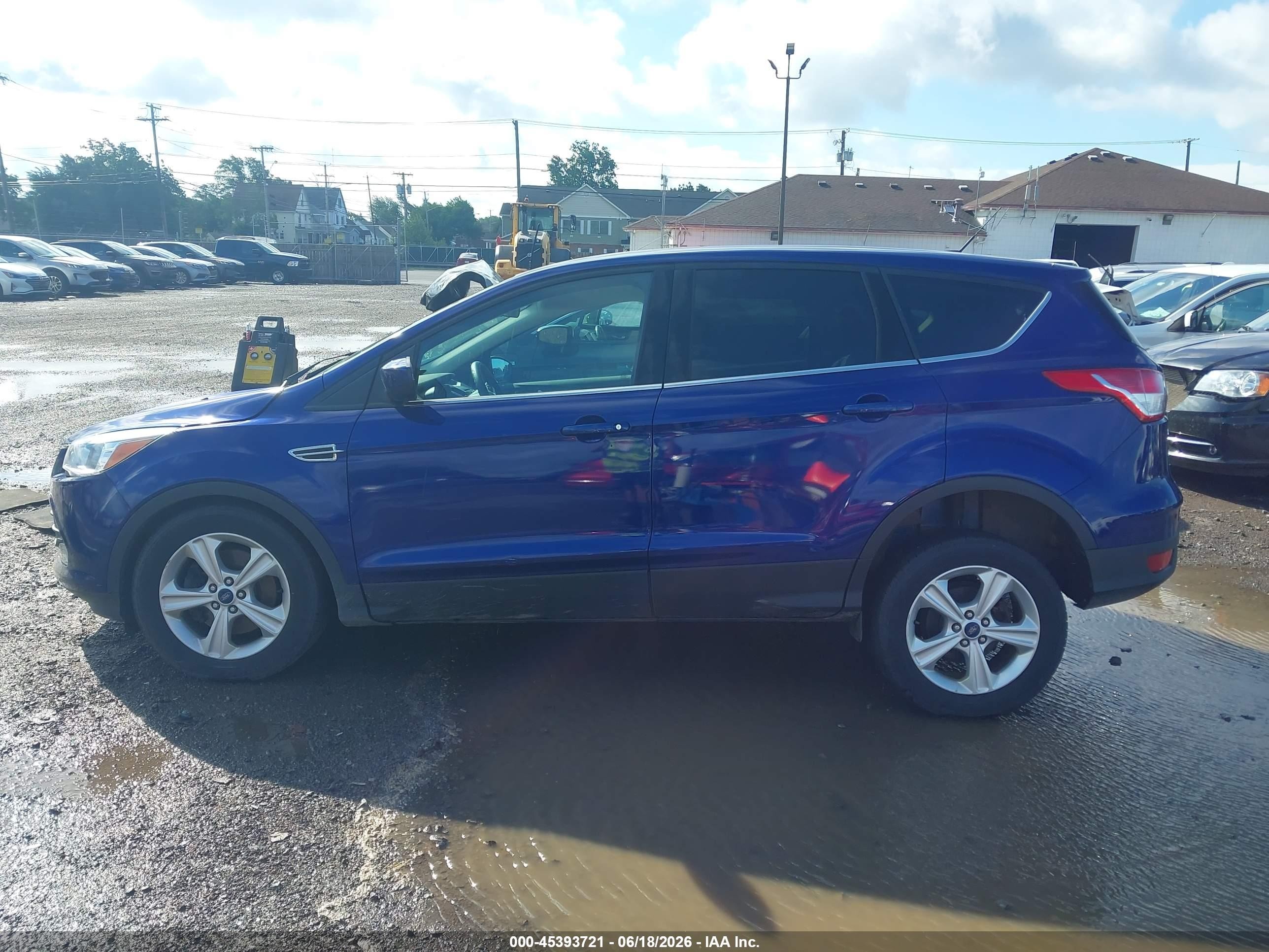 2015 Ford Escape Se Blue vin: 1FMCU9G96FUC22839