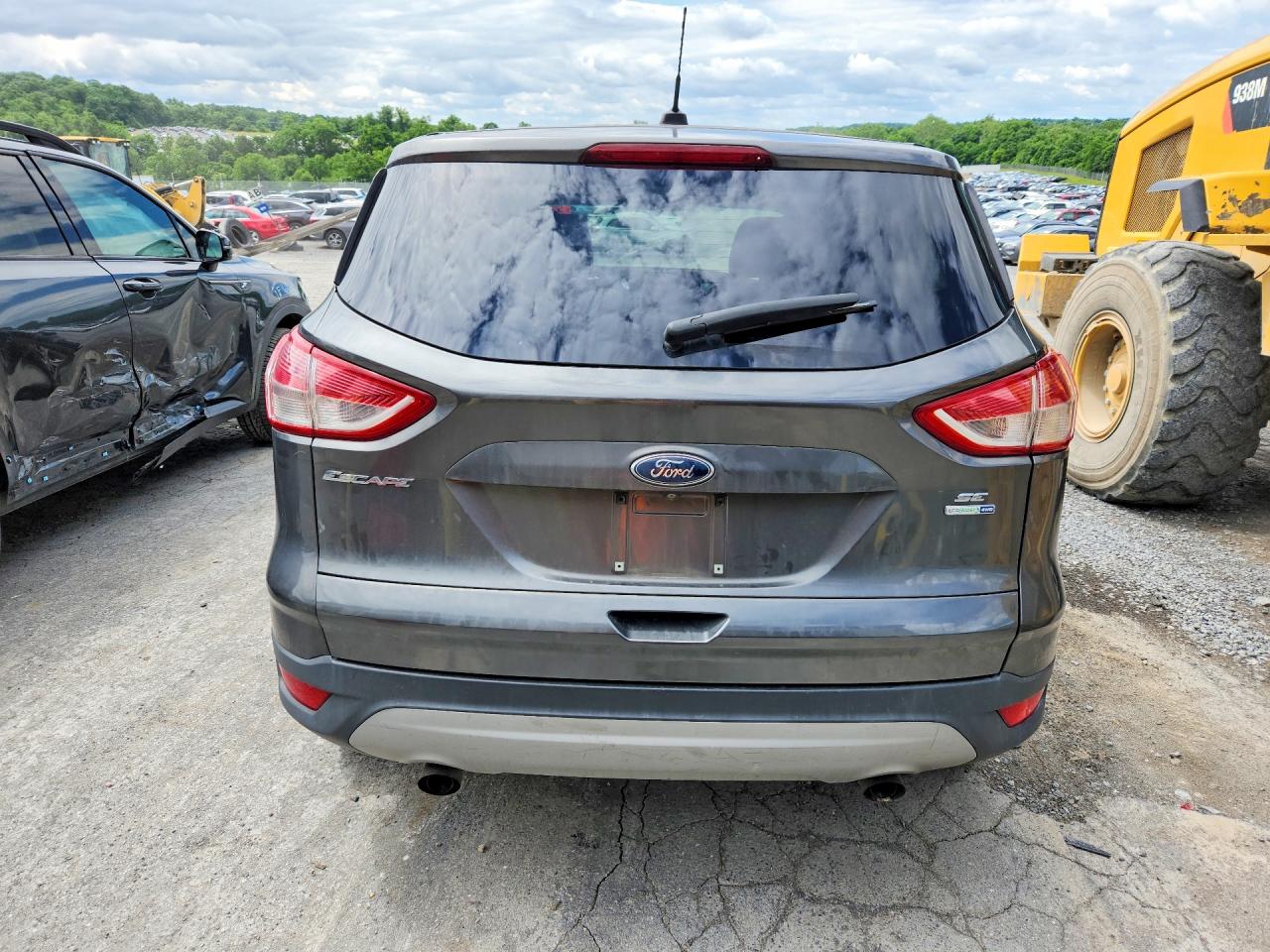 2015 Ford Escape Se Gray vin: 1FMCU9G96FUC64833
