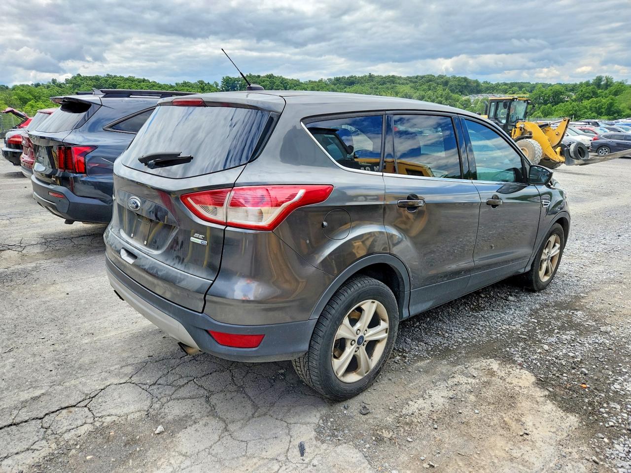 2015 Ford Escape Se Gray vin: 1FMCU9G96FUC64833