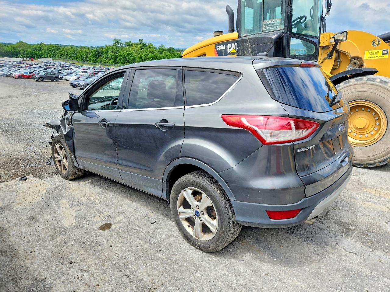 2015 Ford Escape Se Gray vin: 1FMCU9G96FUC64833