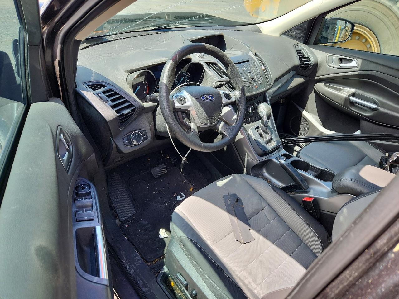 2015 Ford Escape Se Gray vin: 1FMCU9G96FUC64833