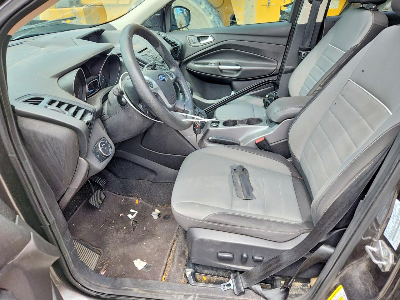 2015 Ford Escape Se Gray vin: 1FMCU9G96FUC64833