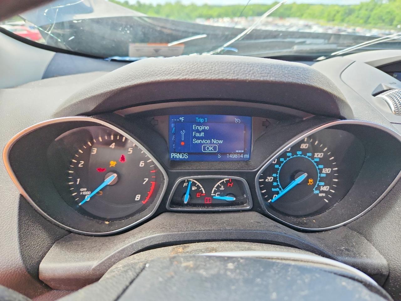 2015 Ford Escape Se Gray vin: 1FMCU9G96FUC64833