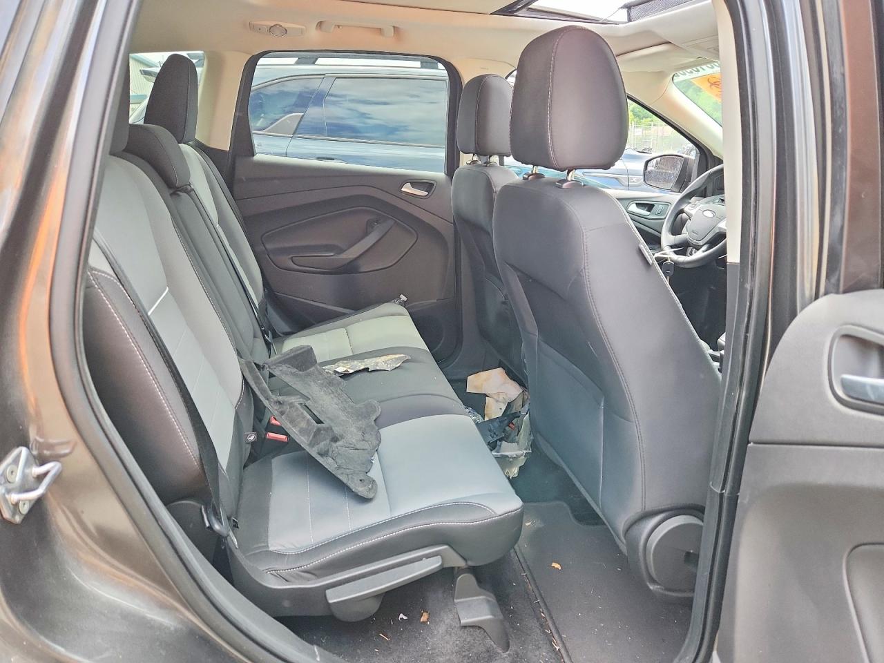 2015 Ford Escape Se Gray vin: 1FMCU9G96FUC64833
