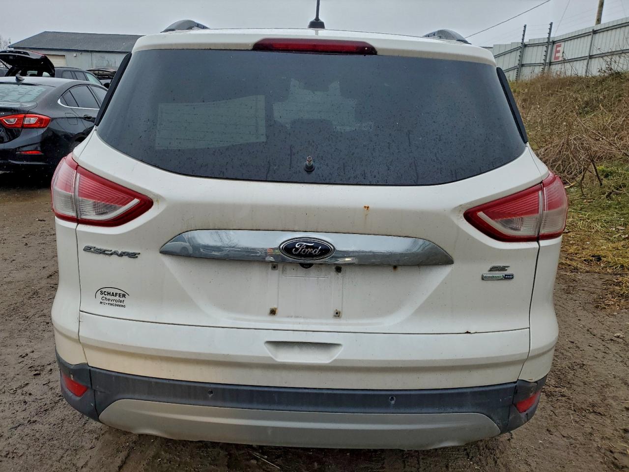 2015 Ford Escape Se White vin: 1FMCU9G96FUC70096