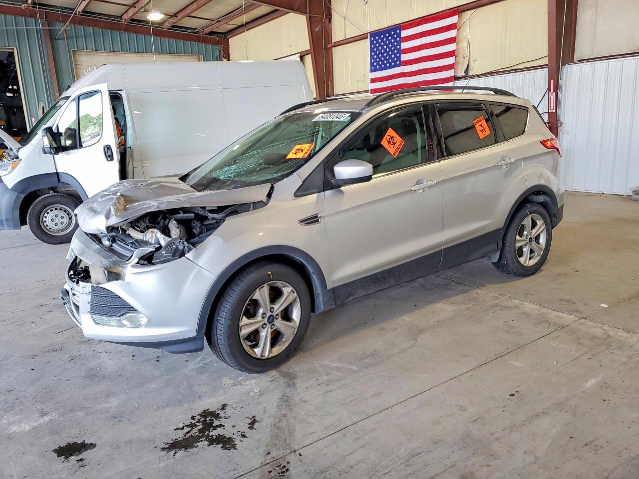 2015 Ford Escape Se Silver vin: 1FMCU9G96FUC82796