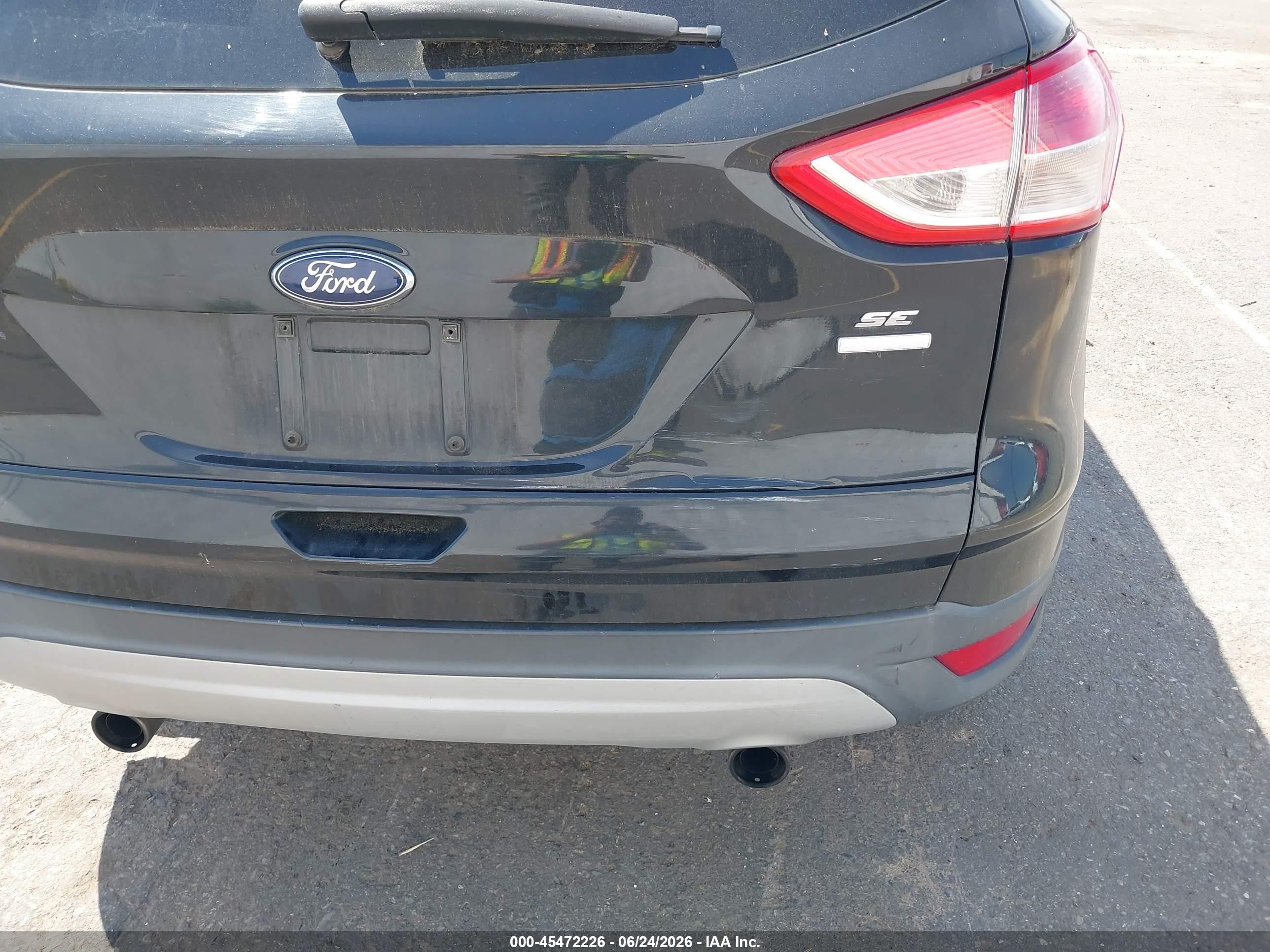2013 Ford Escape Se Черный vin: 1FMCU9G97DUA74312