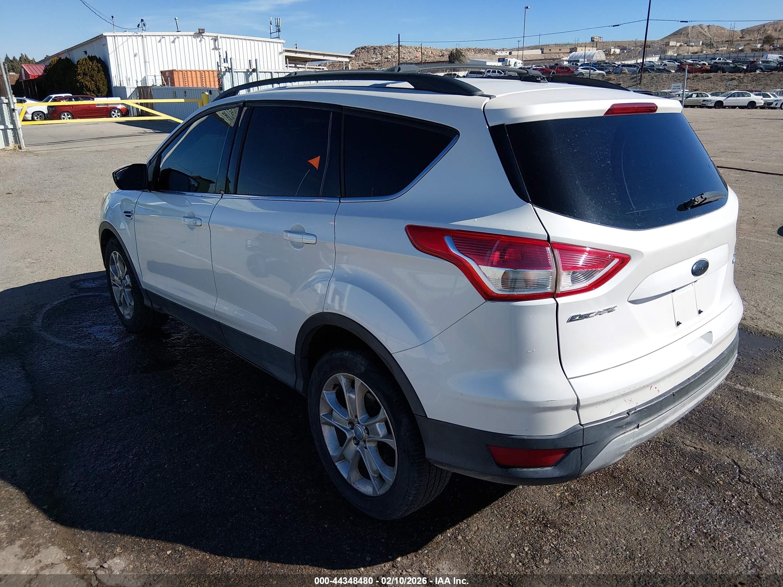 2013 Ford Escape Se White vin: 1FMCU9G97DUB70618