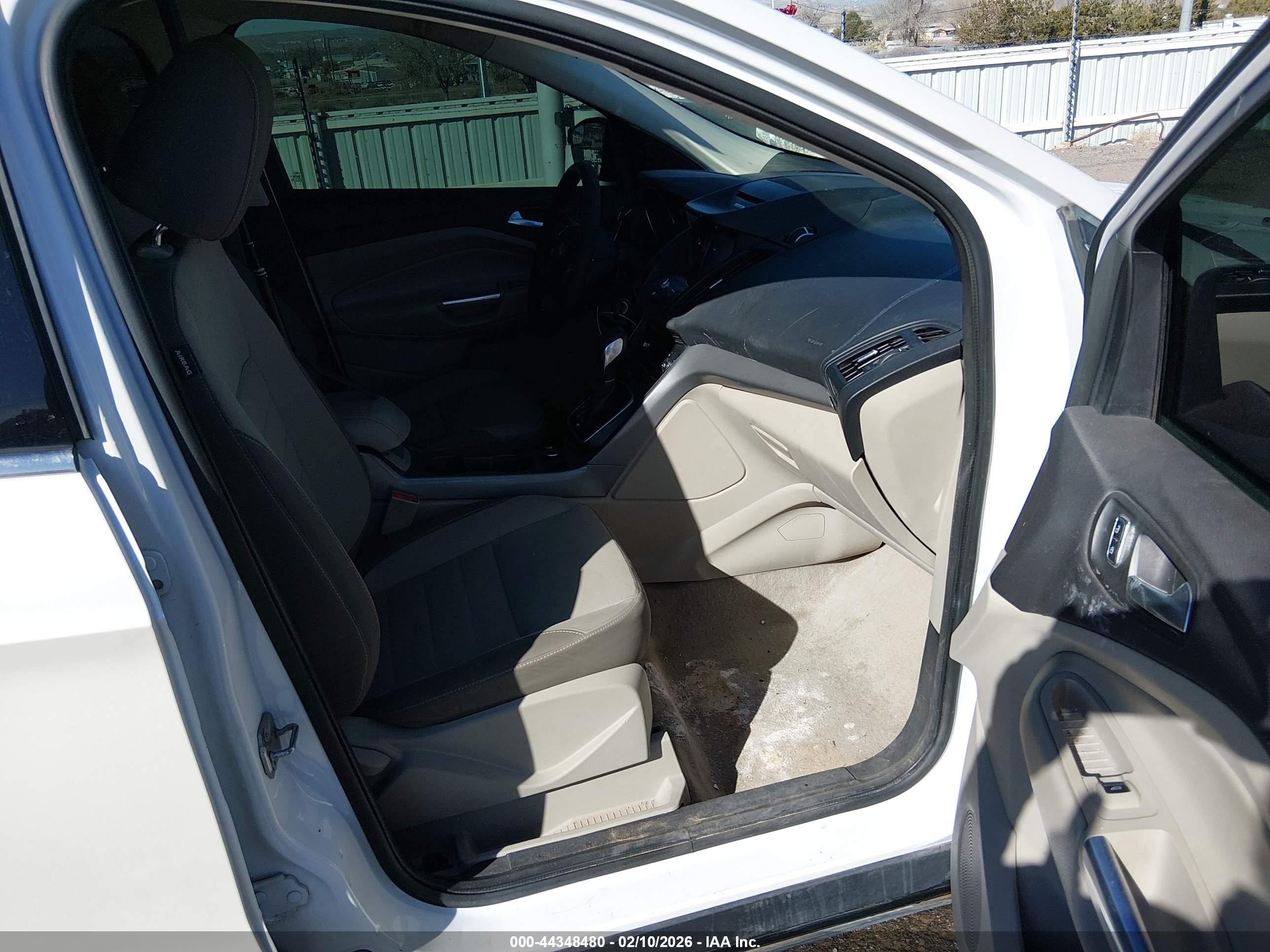 2013 Ford Escape Se White vin: 1FMCU9G97DUB70618