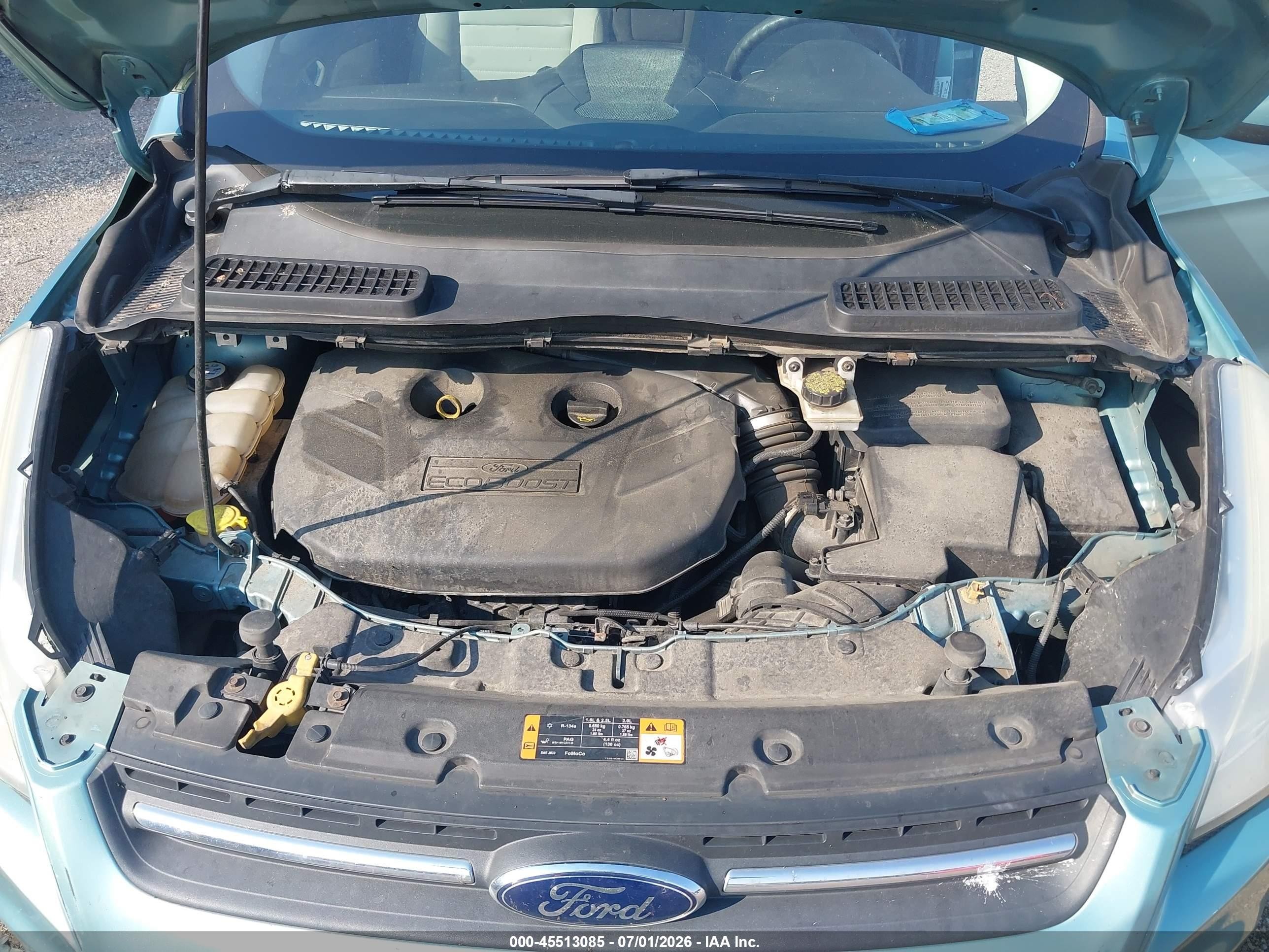 2013 Ford Escape Se Light Blue vin: 1FMCU9G97DUC83159