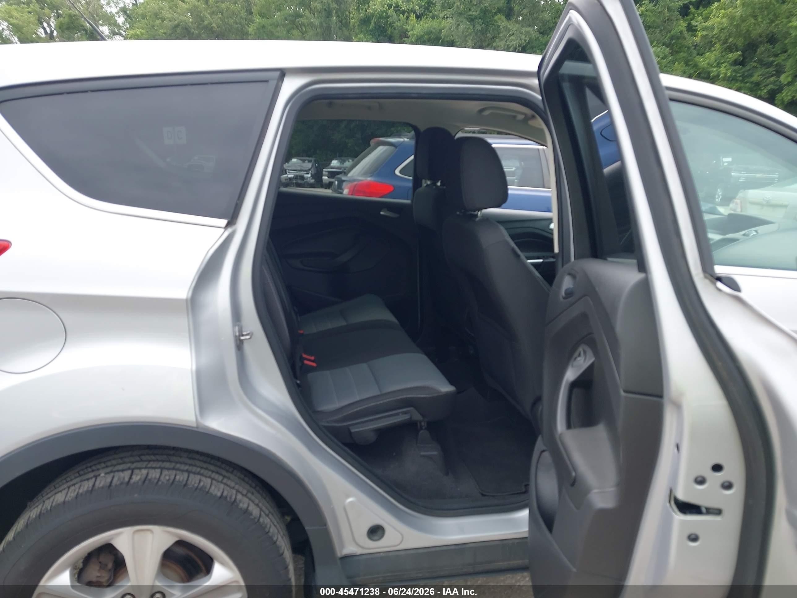 2013 Ford Escape Se Silver vin: 1FMCU9G97DUD00591