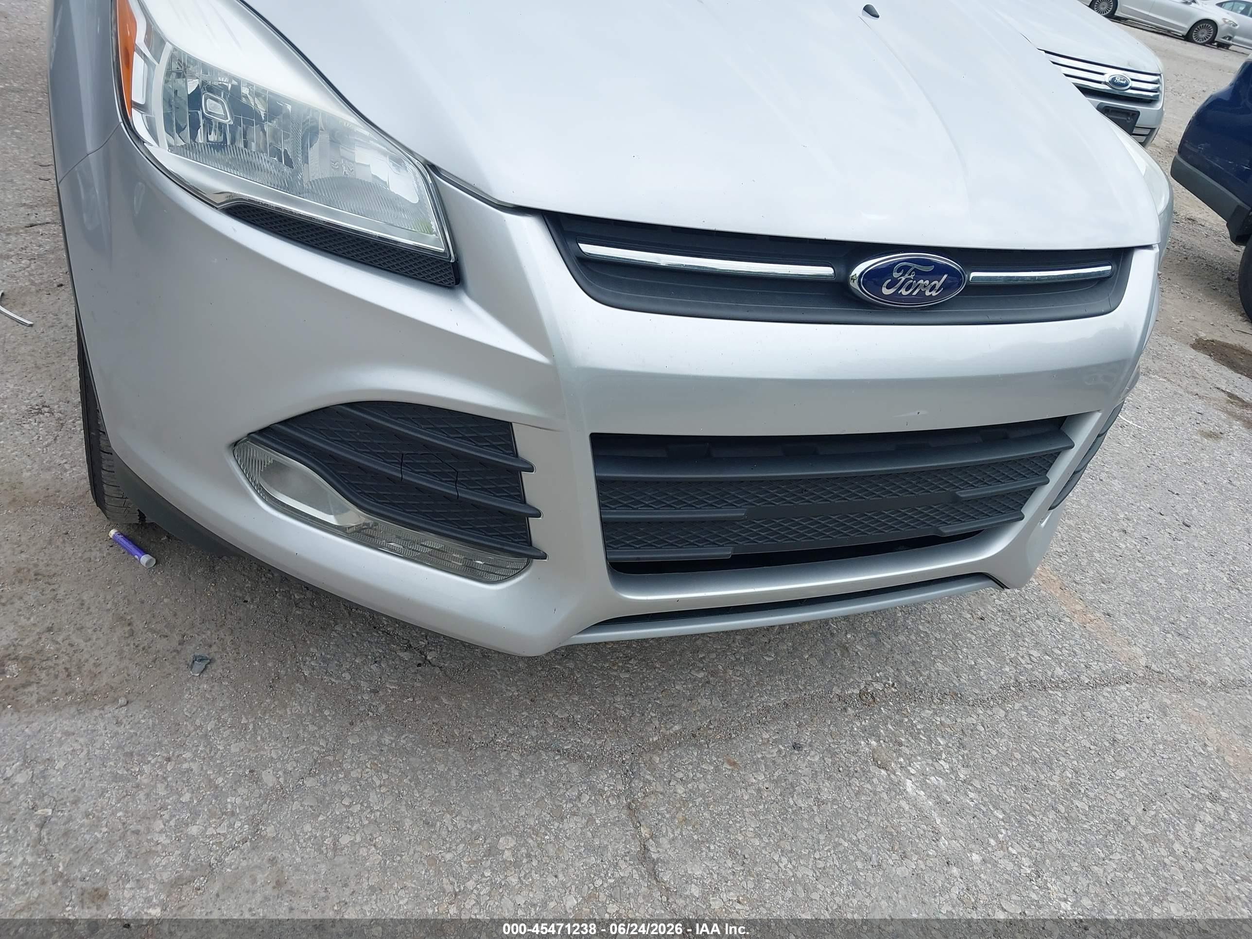 2013 Ford Escape Se Silver vin: 1FMCU9G97DUD00591