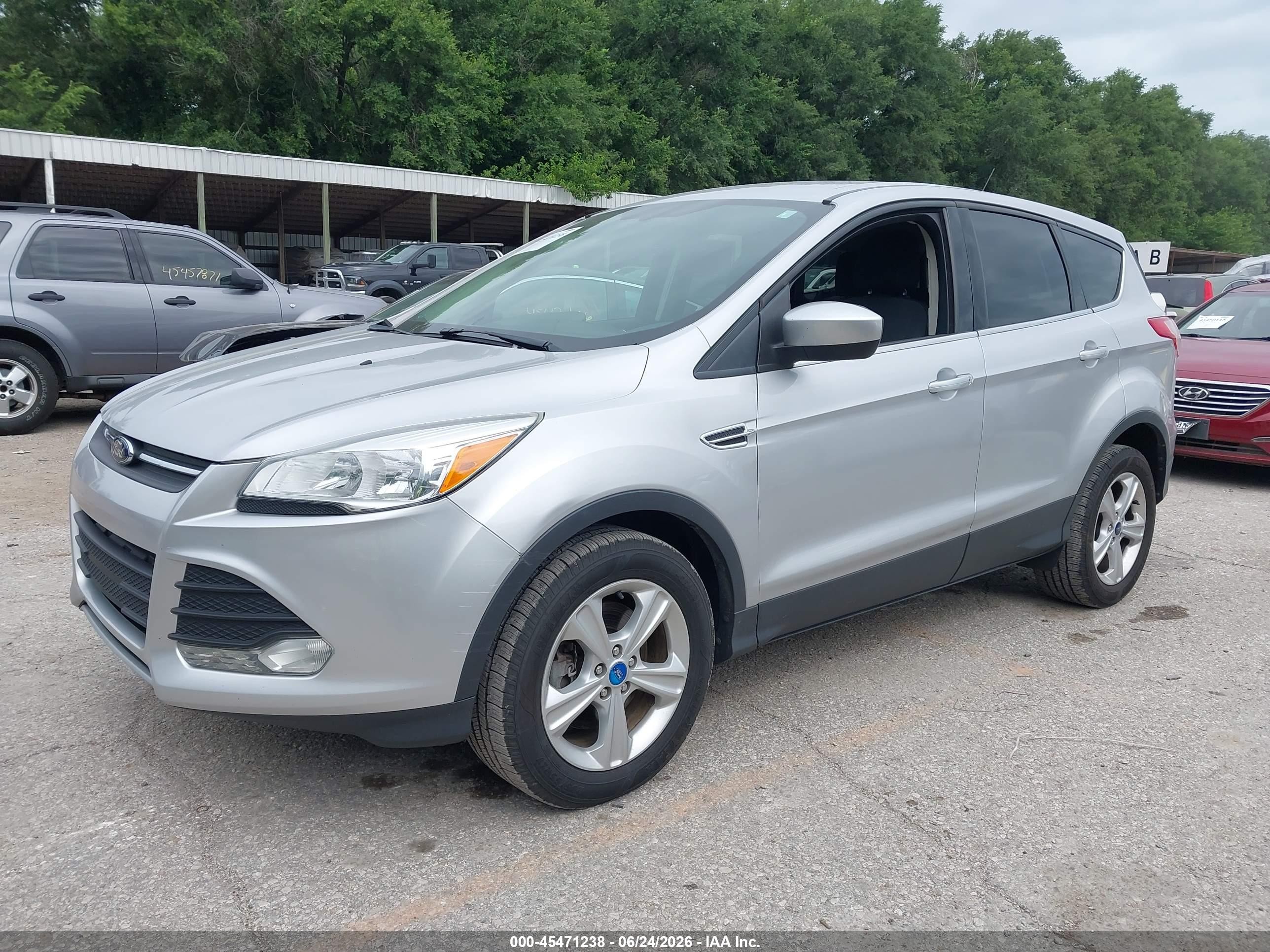 2013 Ford Escape Se Silver vin: 1FMCU9G97DUD00591