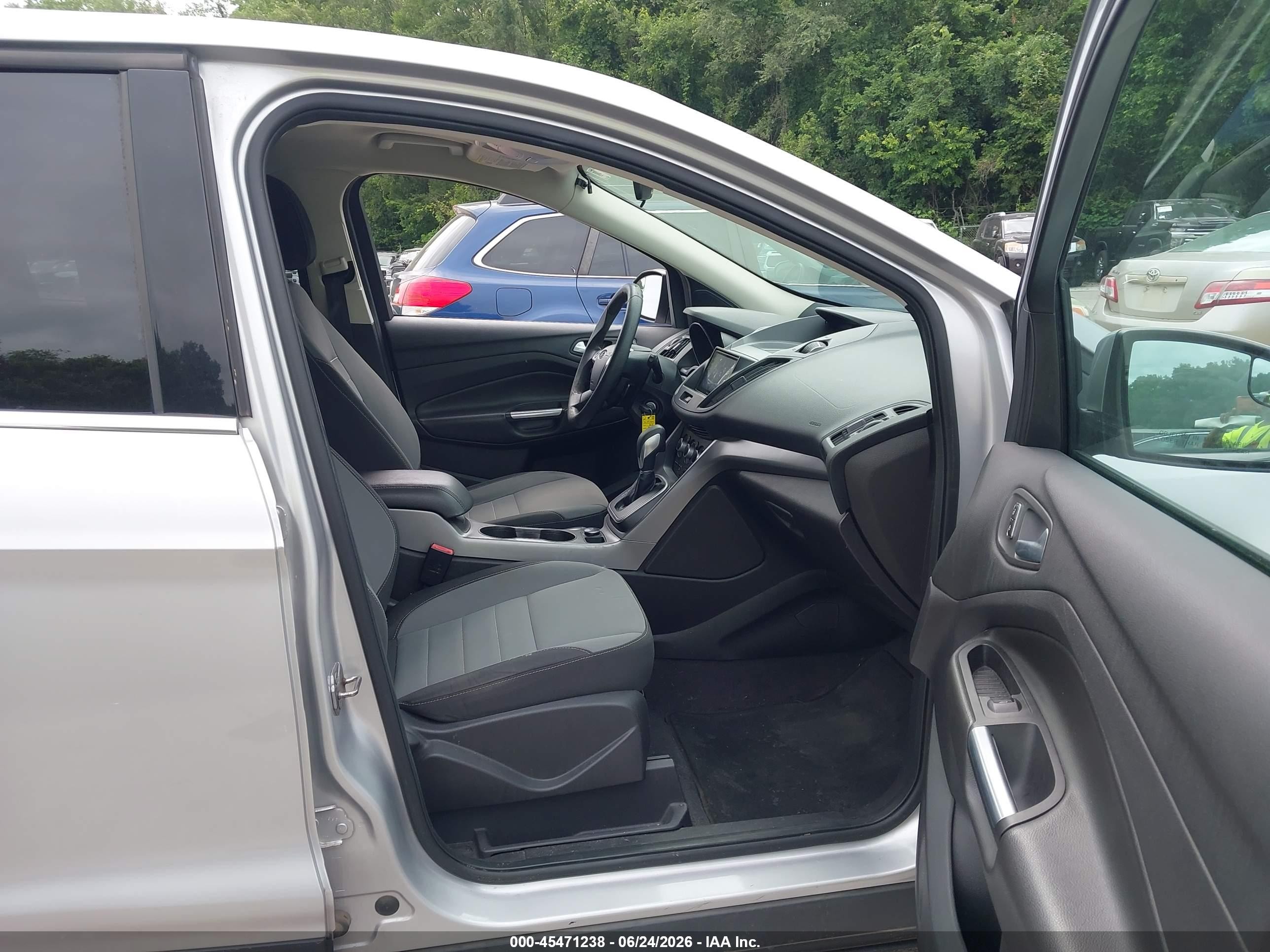 2013 Ford Escape Se Silver vin: 1FMCU9G97DUD00591