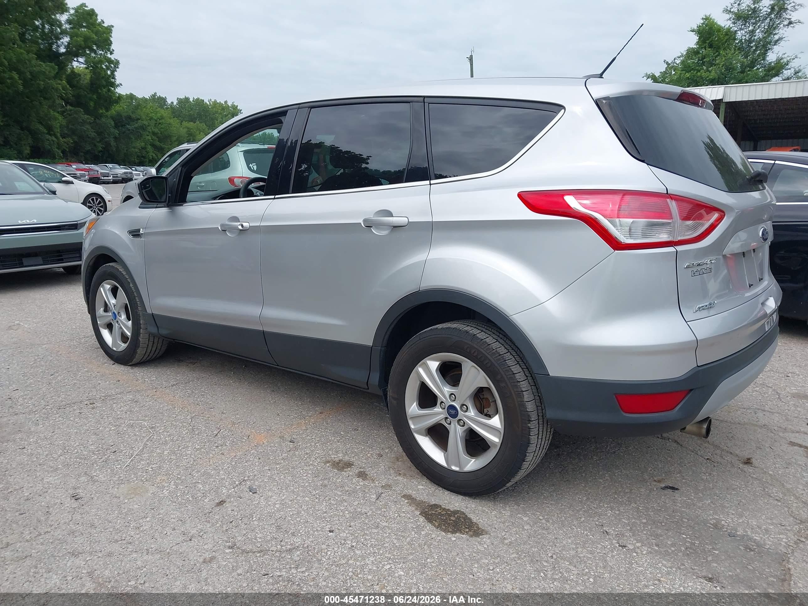 2013 Ford Escape Se Silver vin: 1FMCU9G97DUD00591