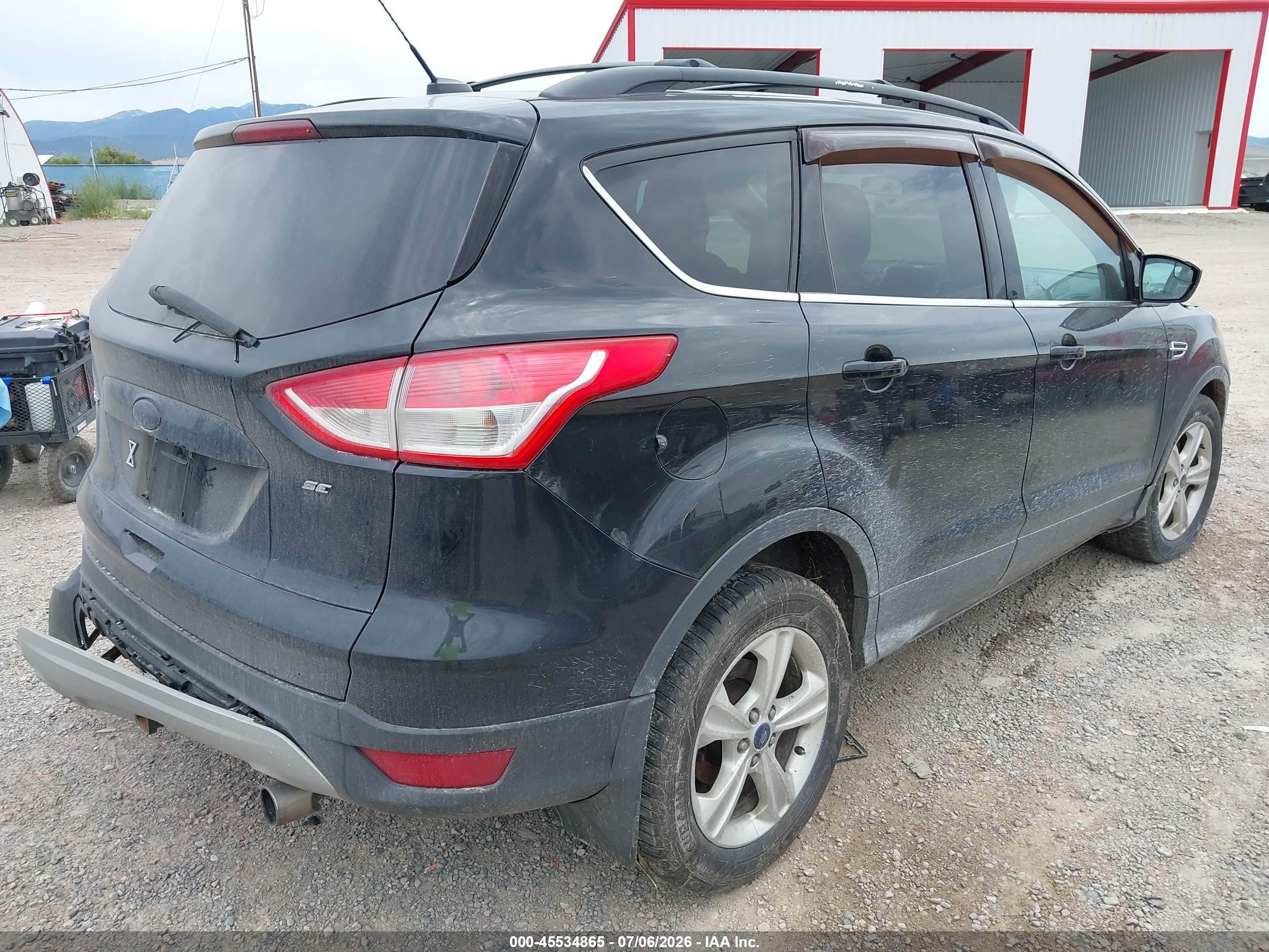 2013 Ford Escape Se Черный vin: 1FMCU9G97DUD27418
