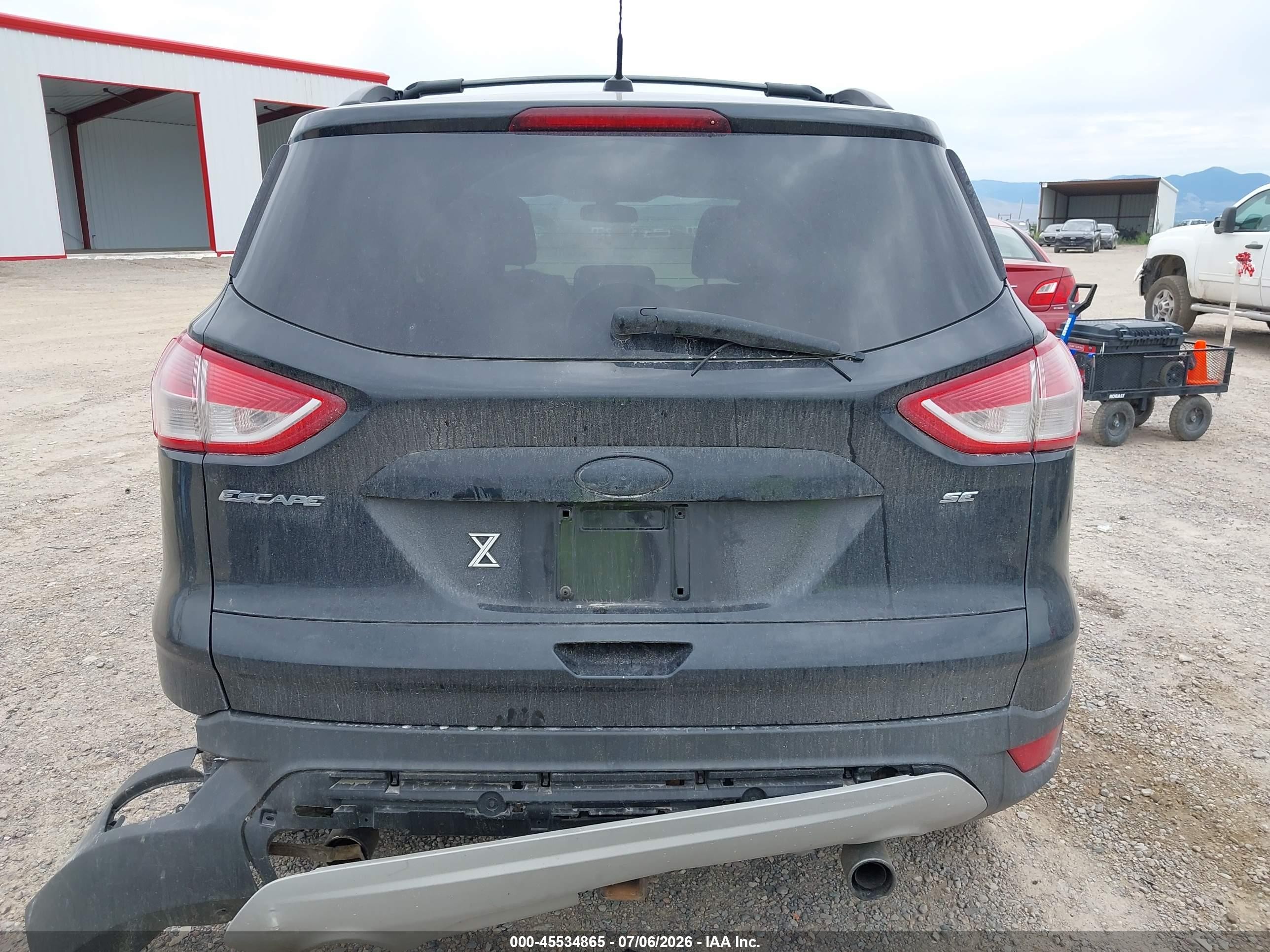 2013 Ford Escape Se Черный vin: 1FMCU9G97DUD27418