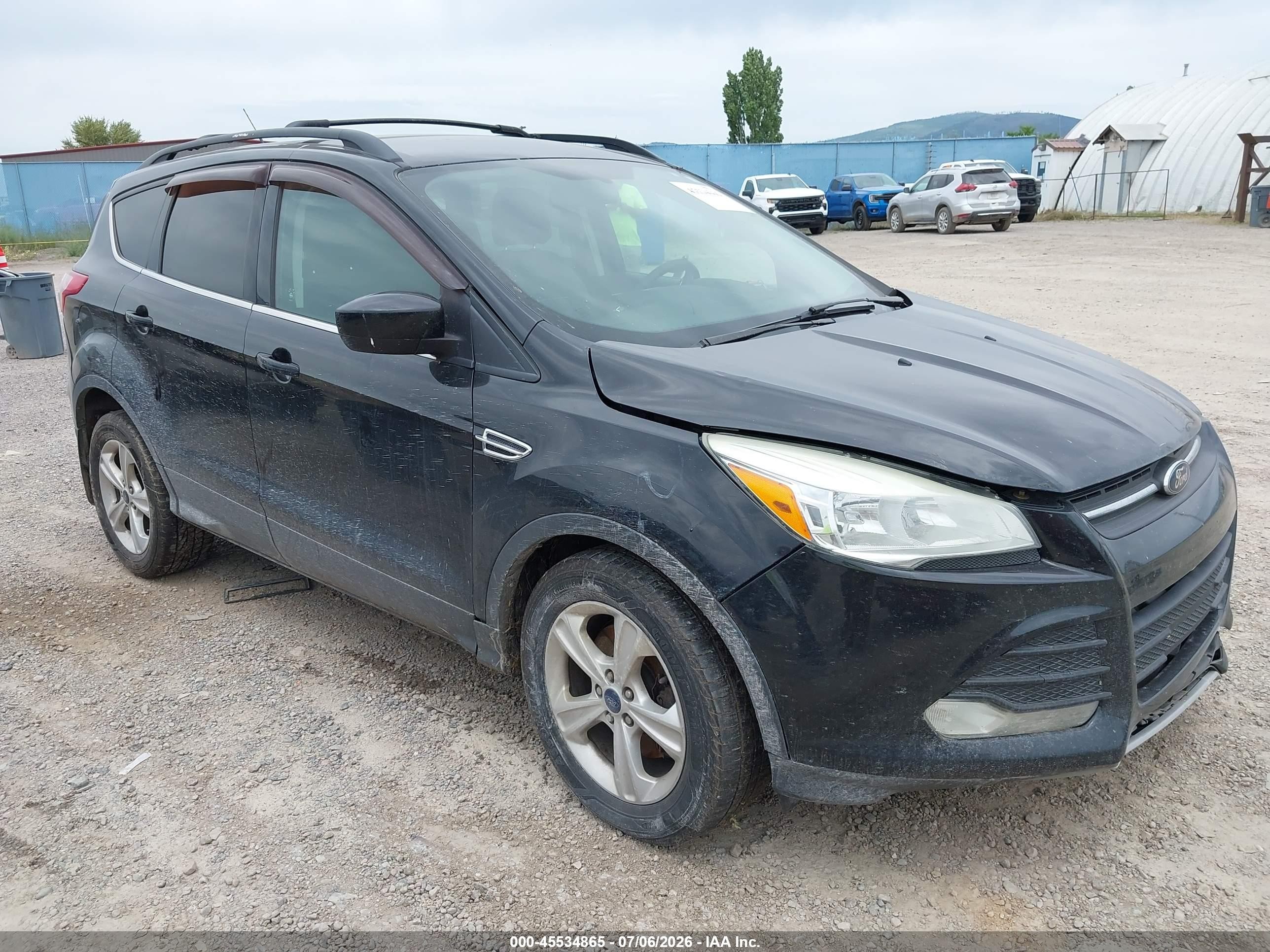 2013 Ford Escape Se Черный vin: 1FMCU9G97DUD27418