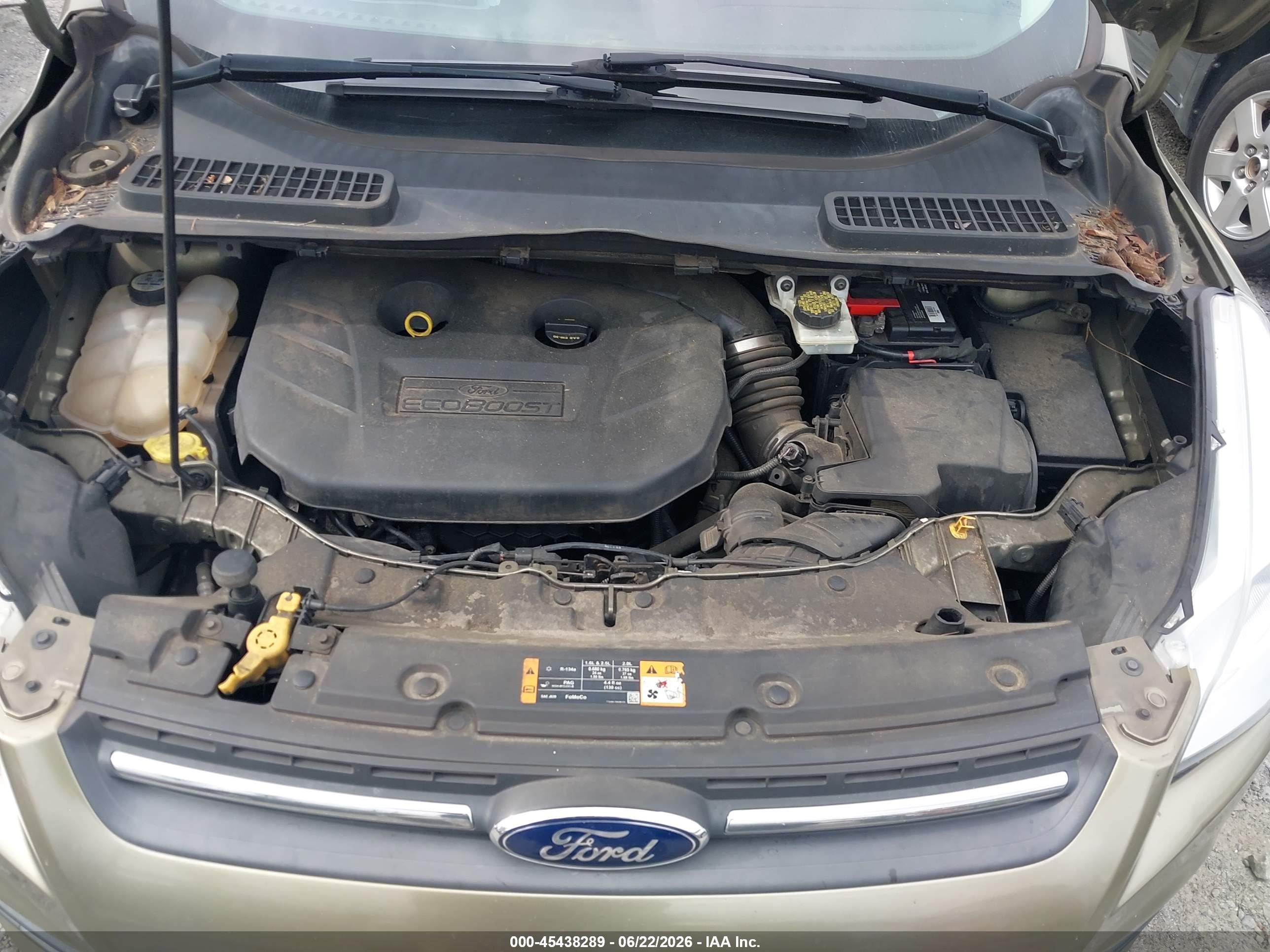2014 Ford Escape Se Beige vin: 1FMCU9G97EUA05363