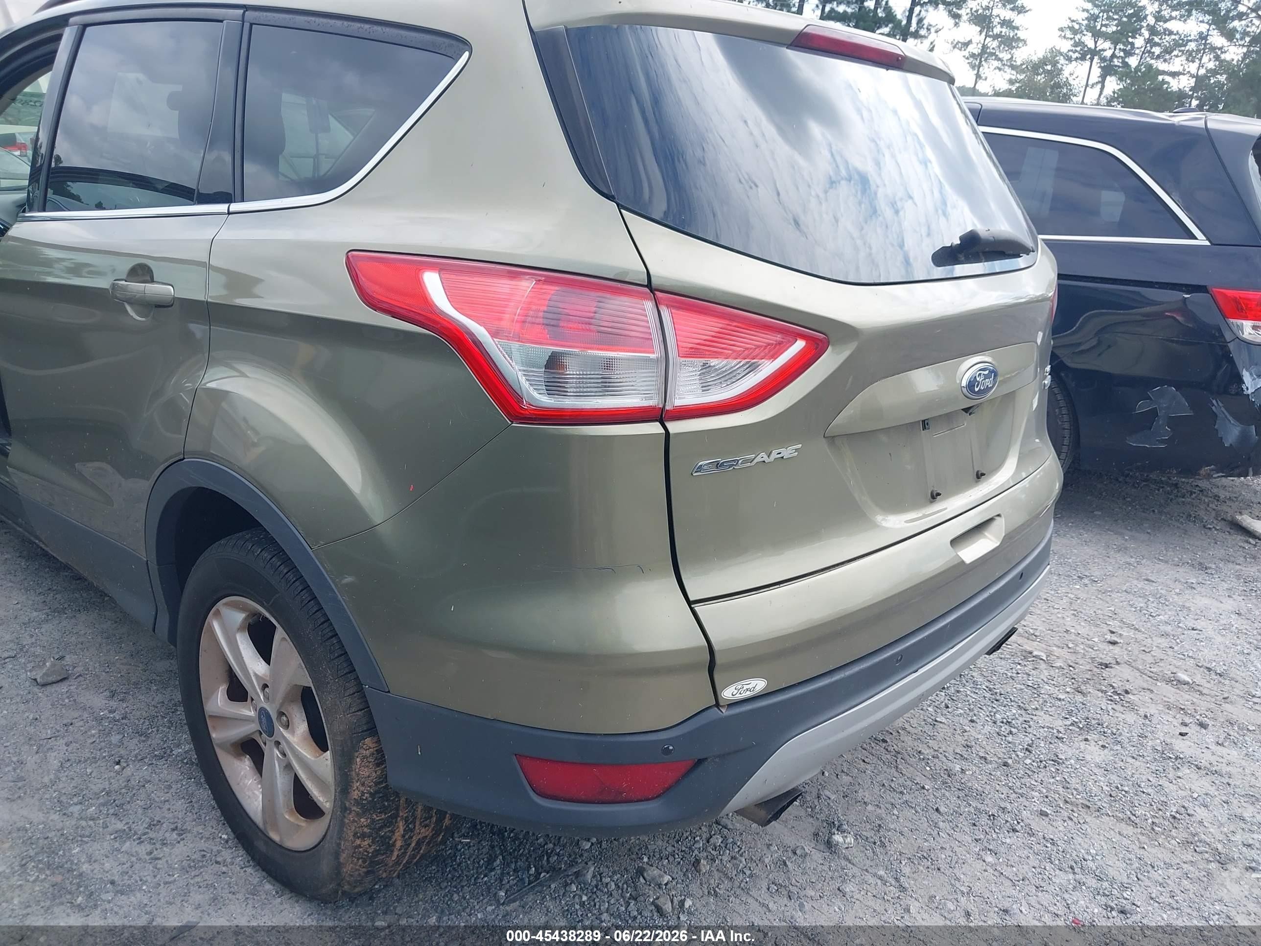 2014 Ford Escape Se Beige vin: 1FMCU9G97EUA05363