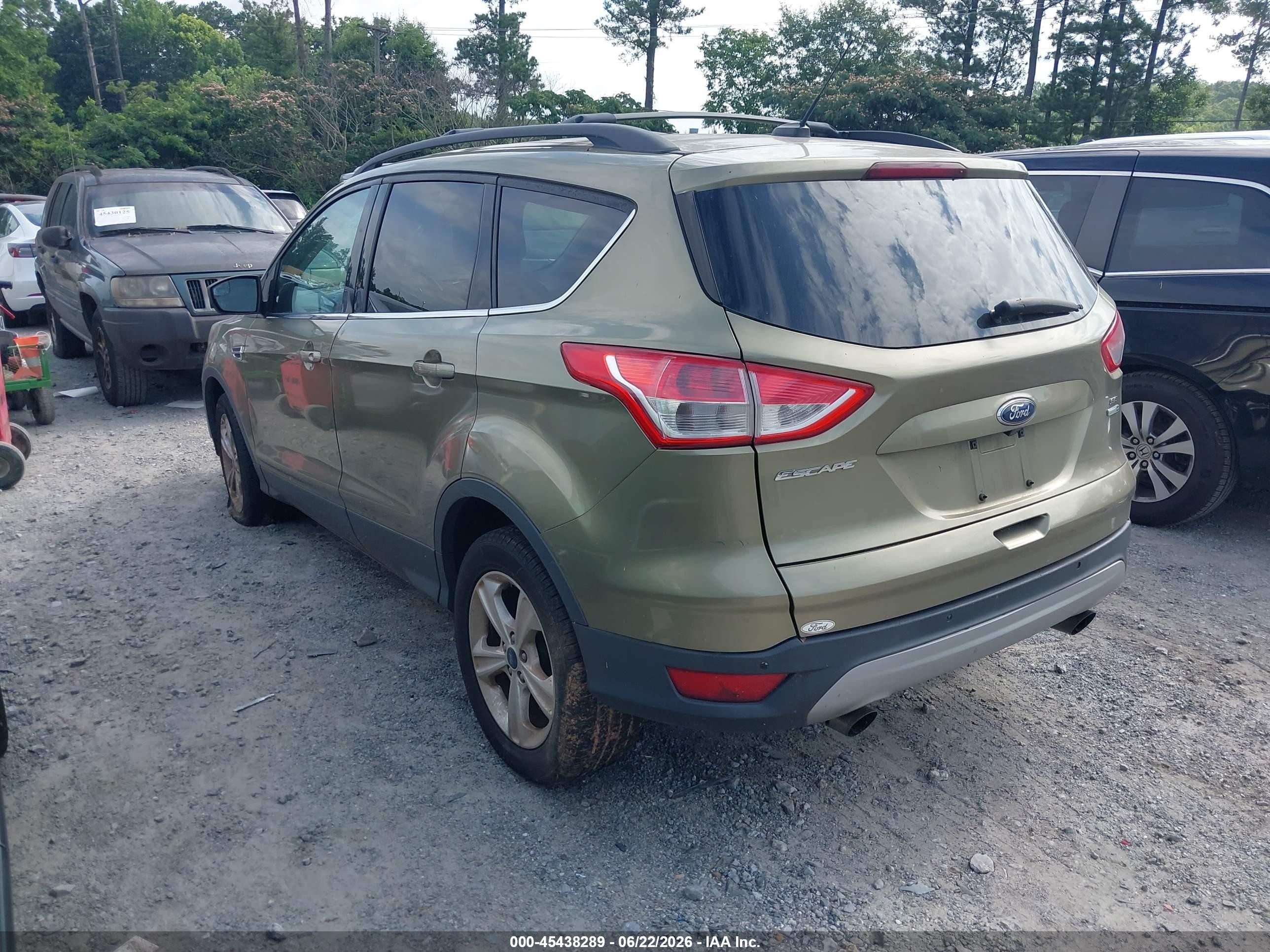 2014 Ford Escape Se Beige vin: 1FMCU9G97EUA05363