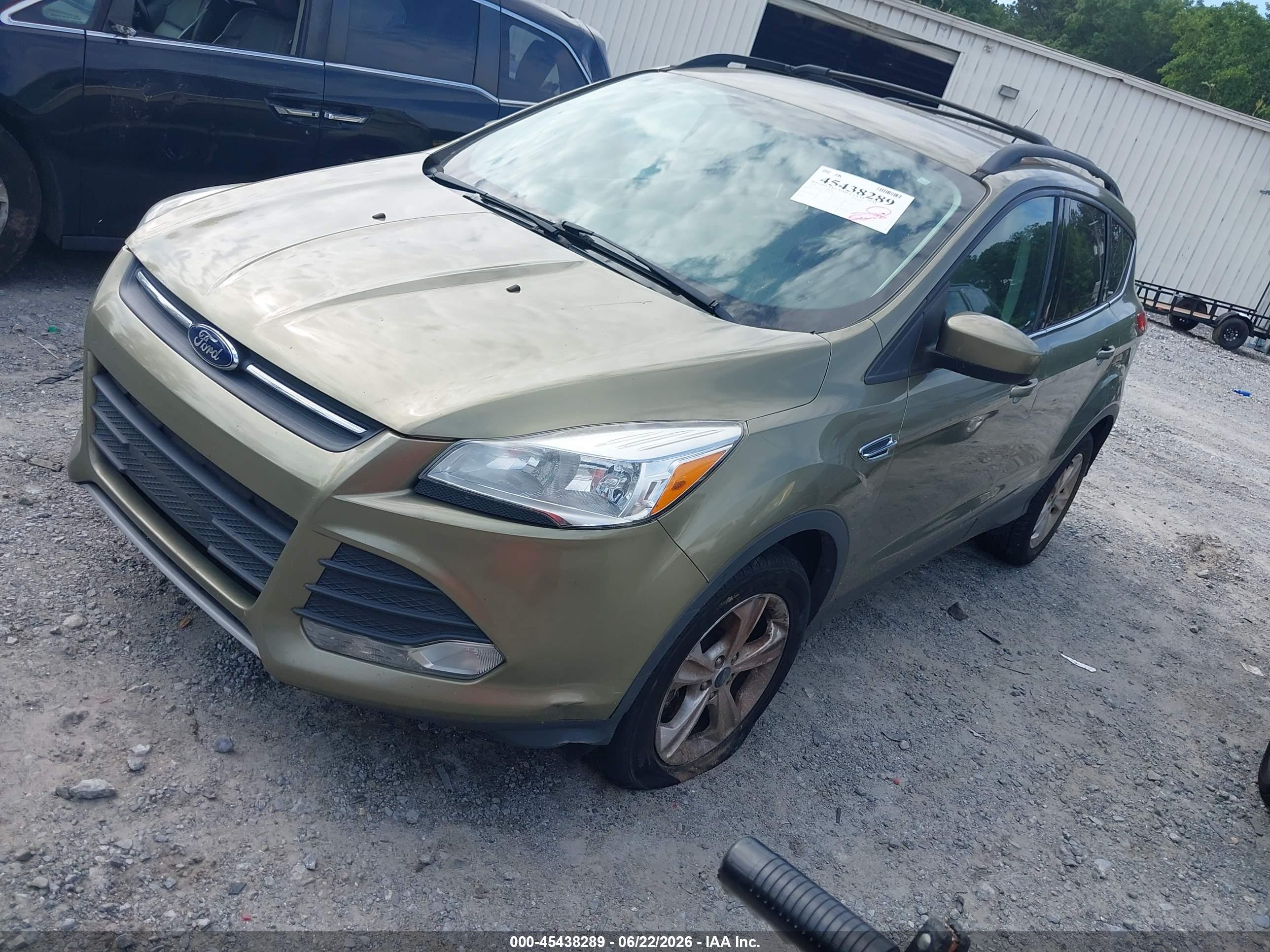2014 Ford Escape Se Beige vin: 1FMCU9G97EUA05363