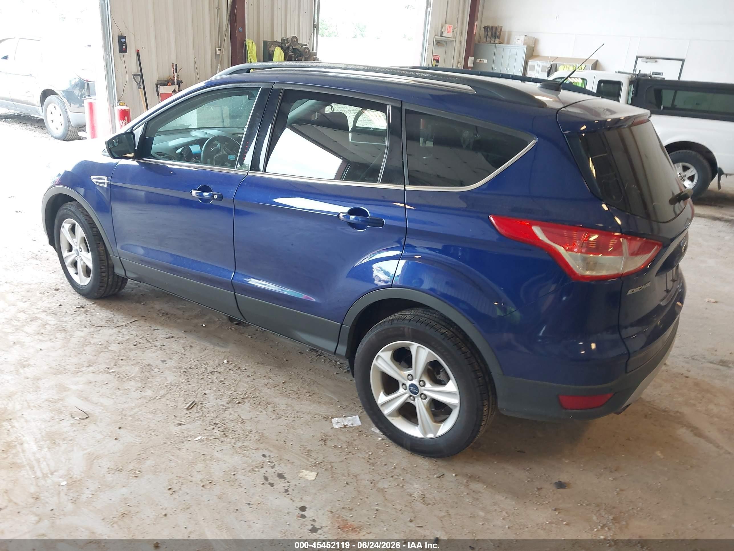 2014 Ford Escape Se Blue vin: 1FMCU9G97EUA57222