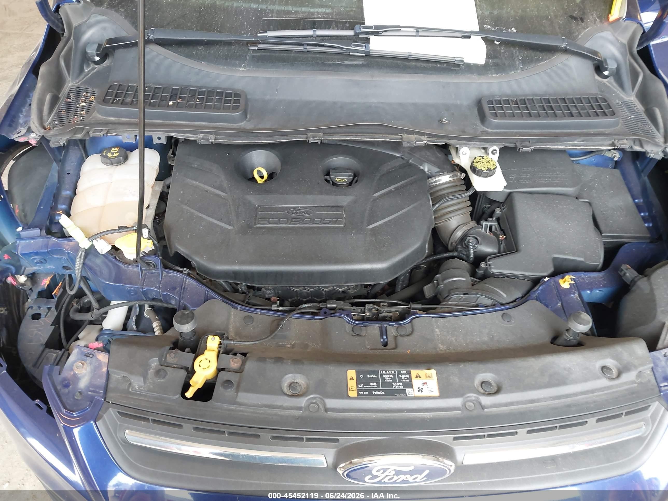 2014 Ford Escape Se Blue vin: 1FMCU9G97EUA57222
