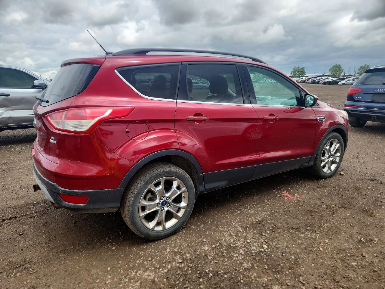 2014 Ford Escape Se Red vin: 1FMCU9G97EUA95484