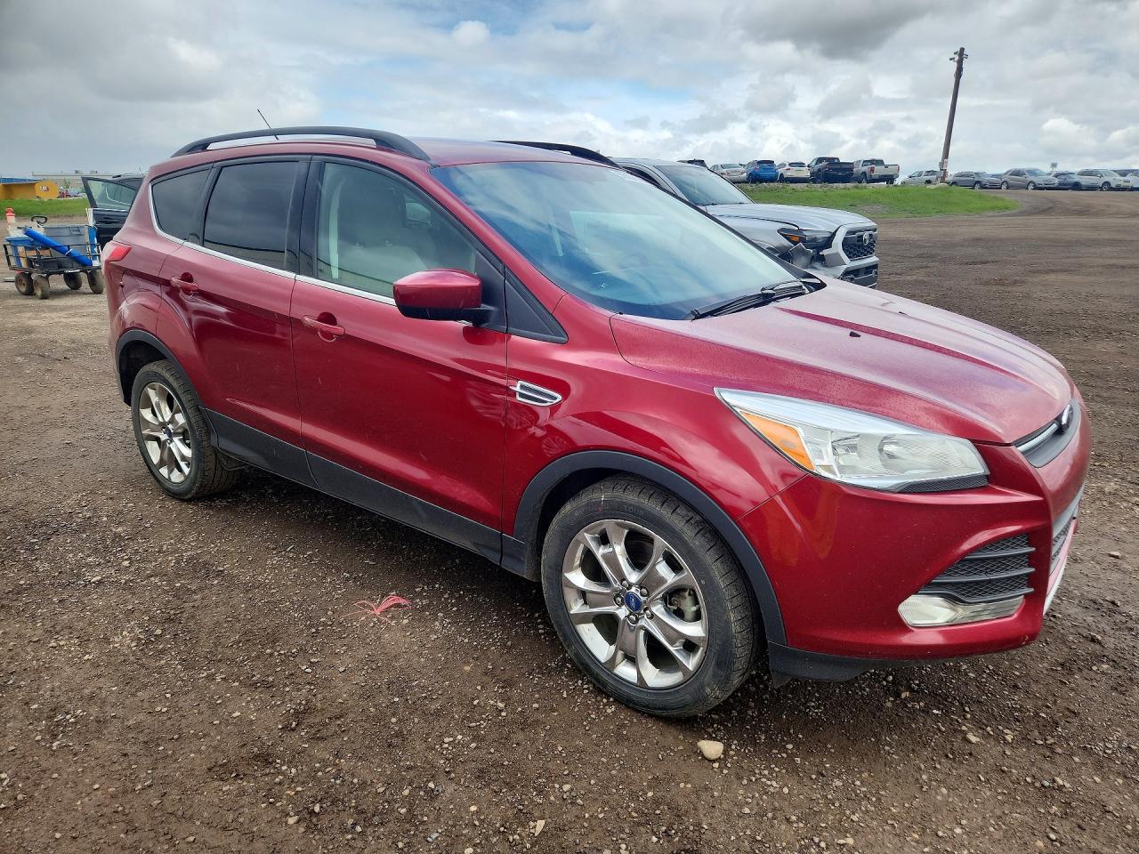 2014 Ford Escape Se Red vin: 1FMCU9G97EUA95484