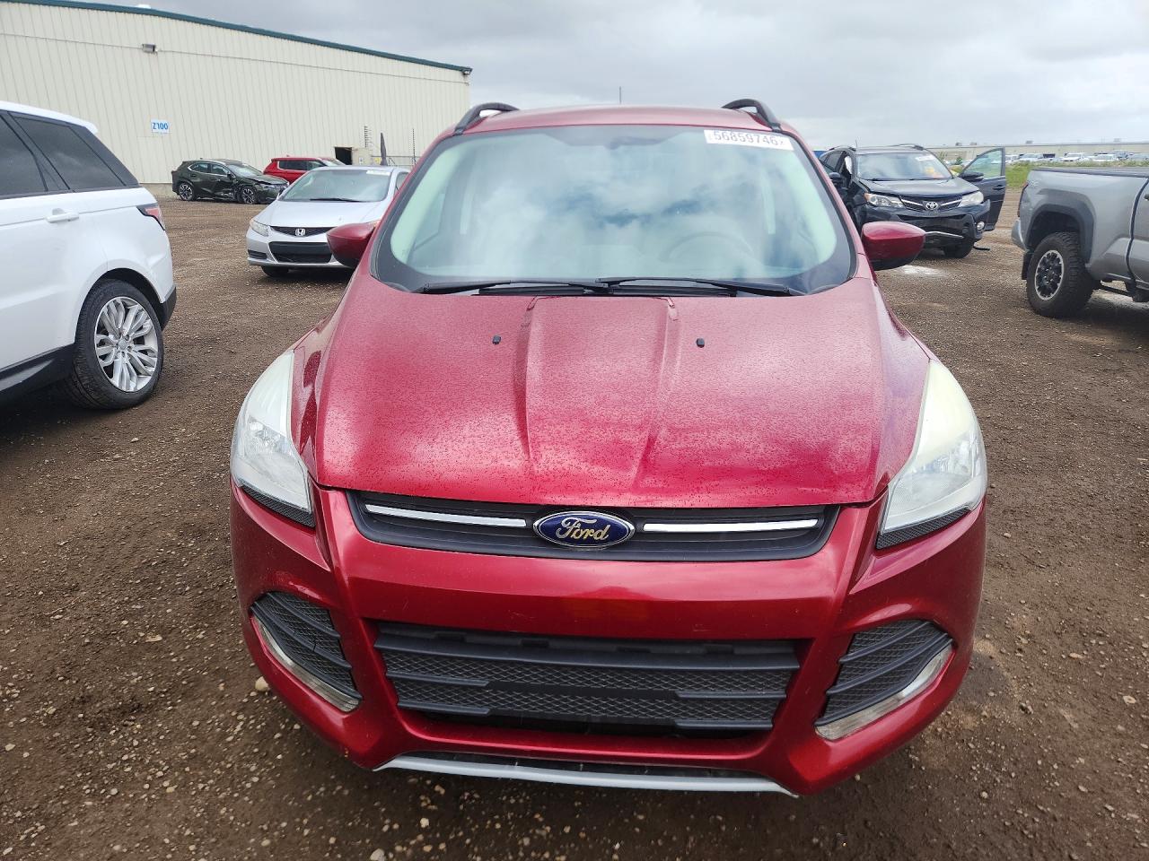 2014 Ford Escape Se Red vin: 1FMCU9G97EUA95484