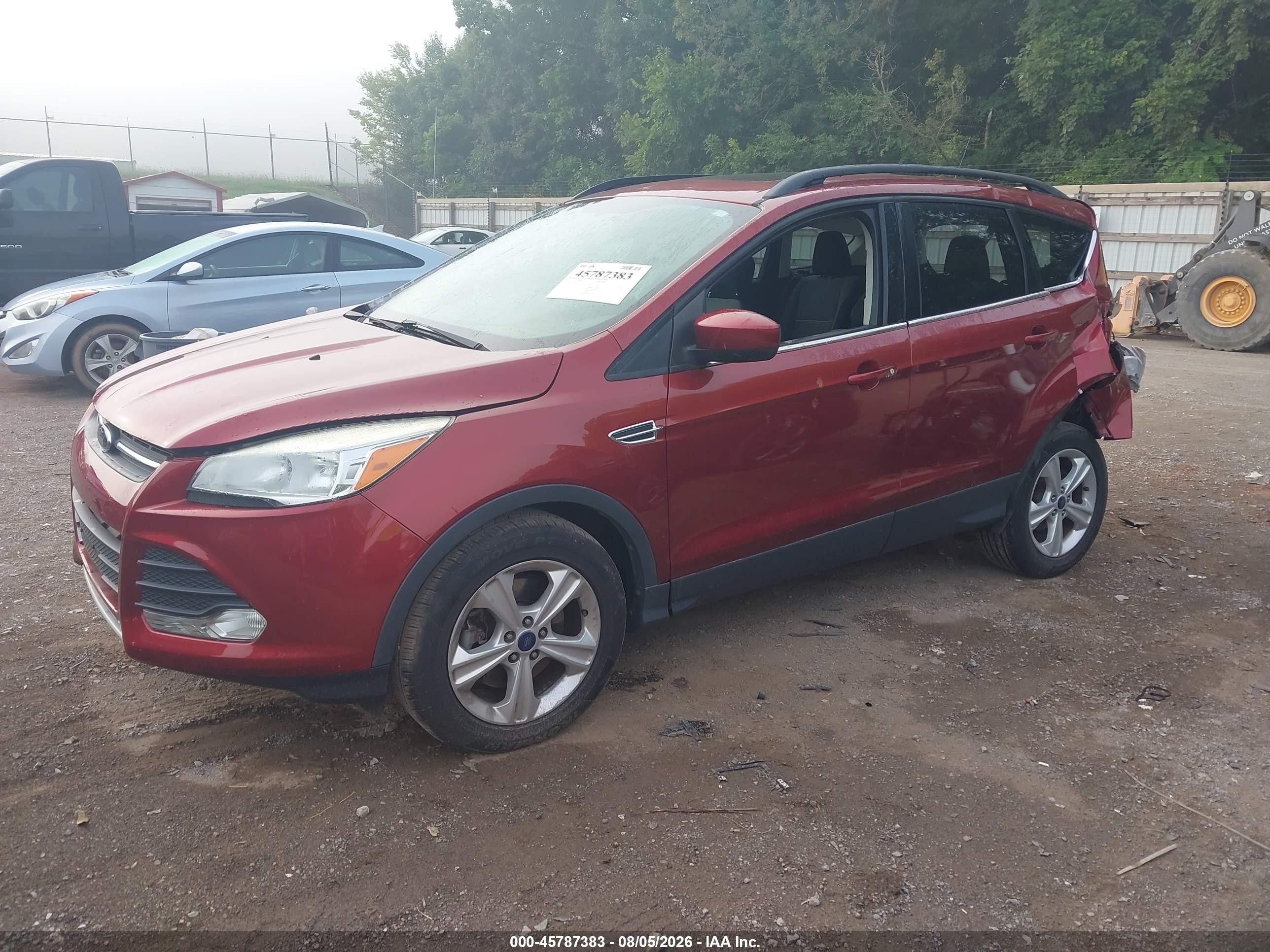 2014 Ford Escape Se Red vin: 1FMCU9G97EUB26748