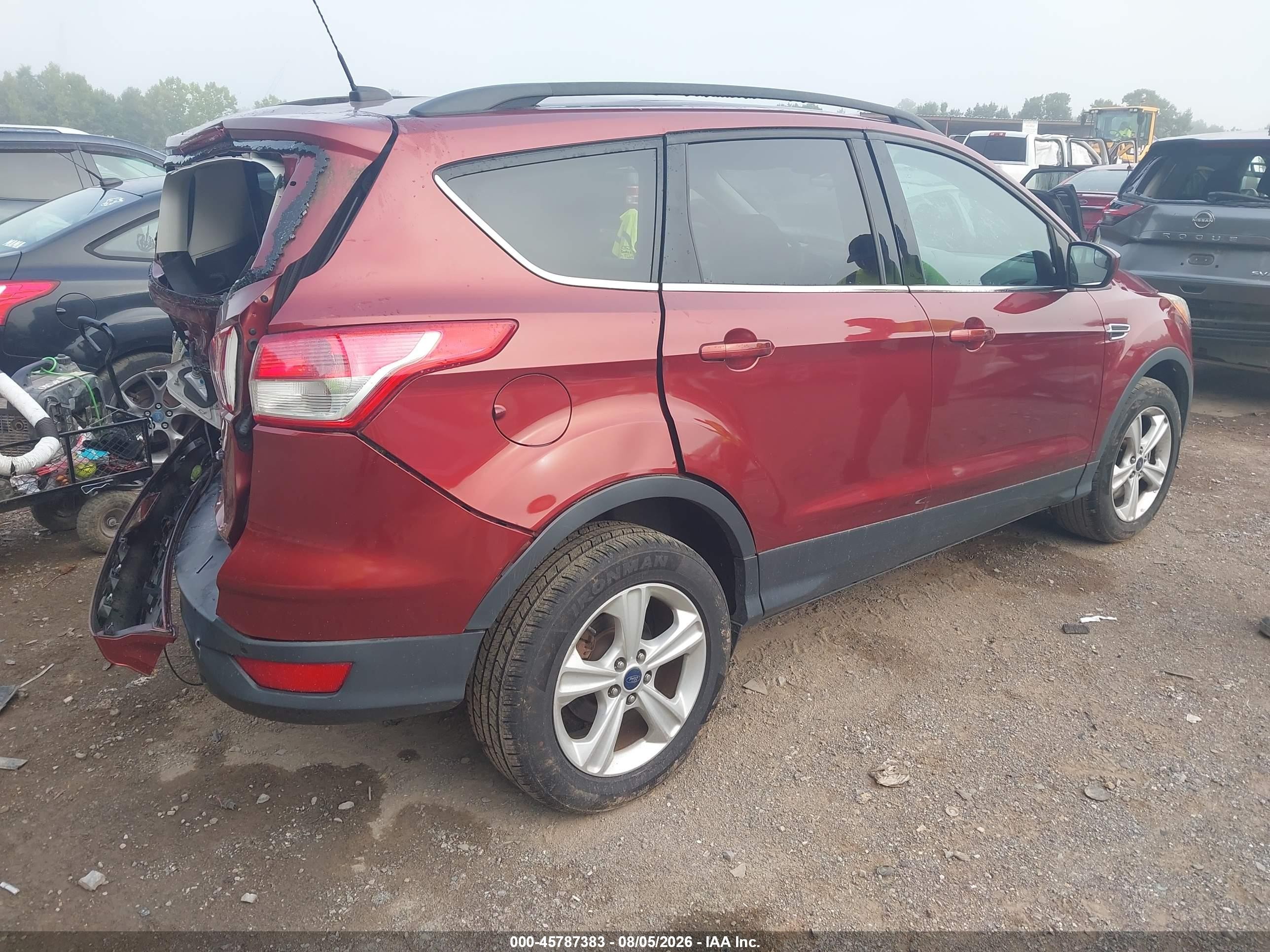 2014 Ford Escape Se Red vin: 1FMCU9G97EUB26748